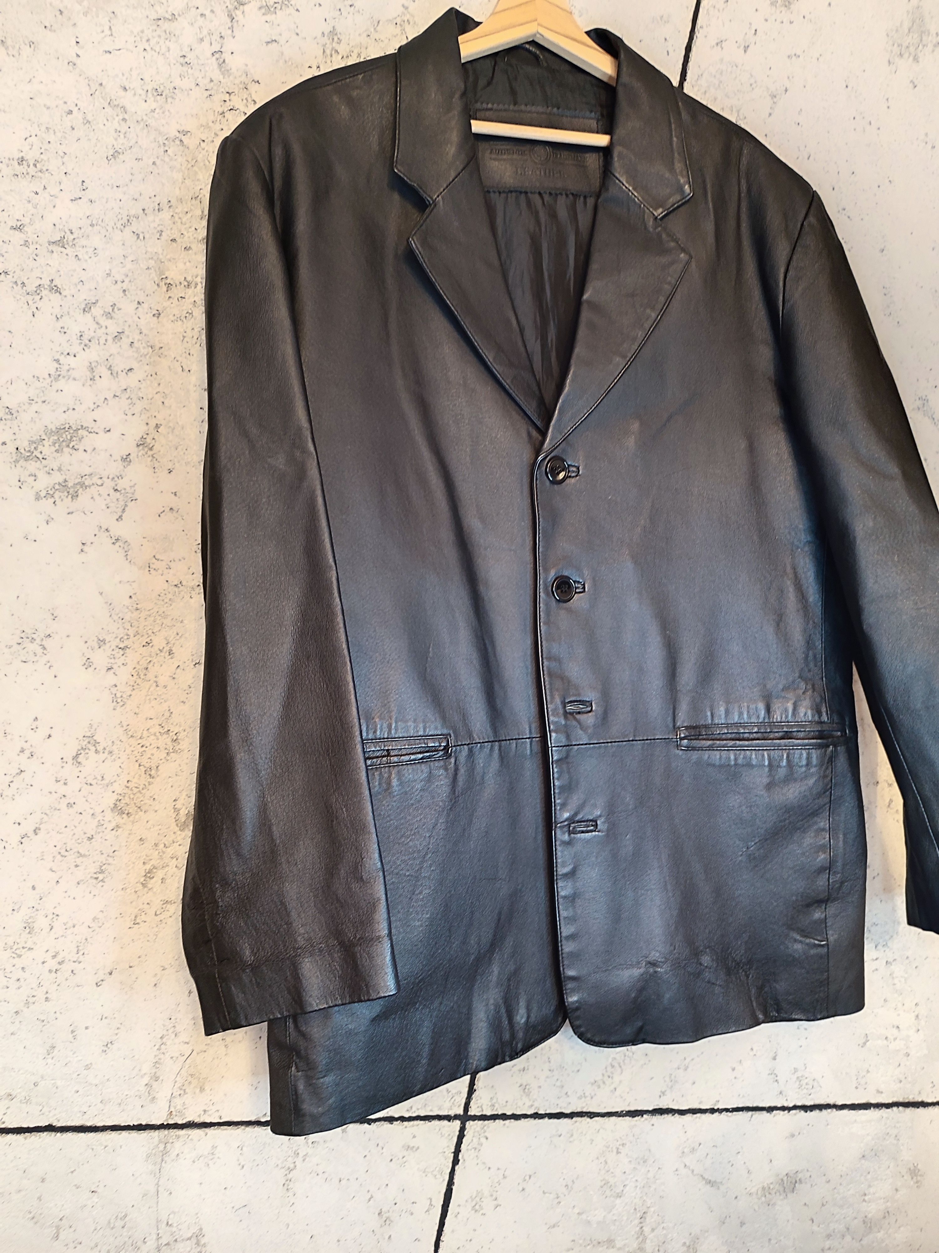 Other Union River men's leather jacket, 1980s, vintage XL Size US XL / EU 56 / 4 - 9 Thumbnail