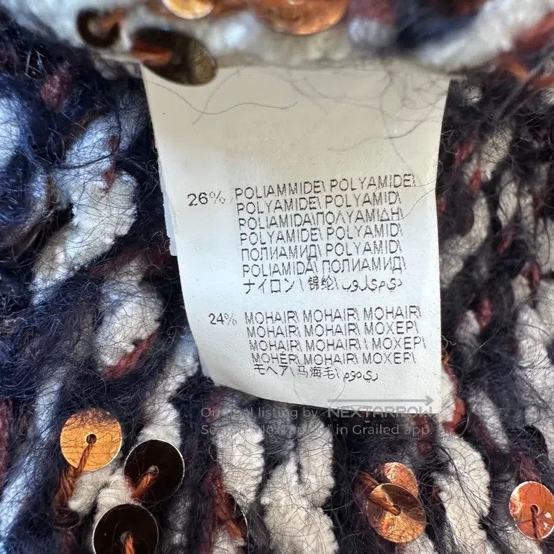 Brunello Cucinelli Brunello Cucinelli Sequined Knit Turtleneck Sweater Size L / US 10 / IT 46 - 4 Thumbnail