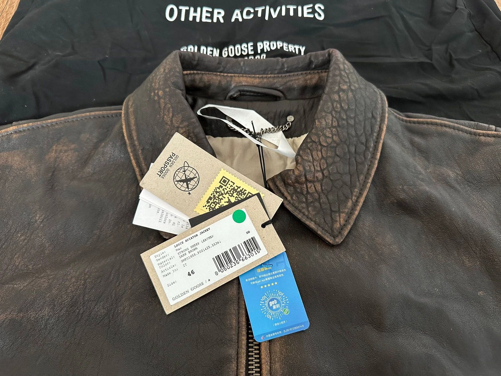 Golden Goose Golden Goose Louis Aviator Sheep Leather Worn 46 Oversize Size US S / EU 44-46 / 1 - 4 Thumbnail