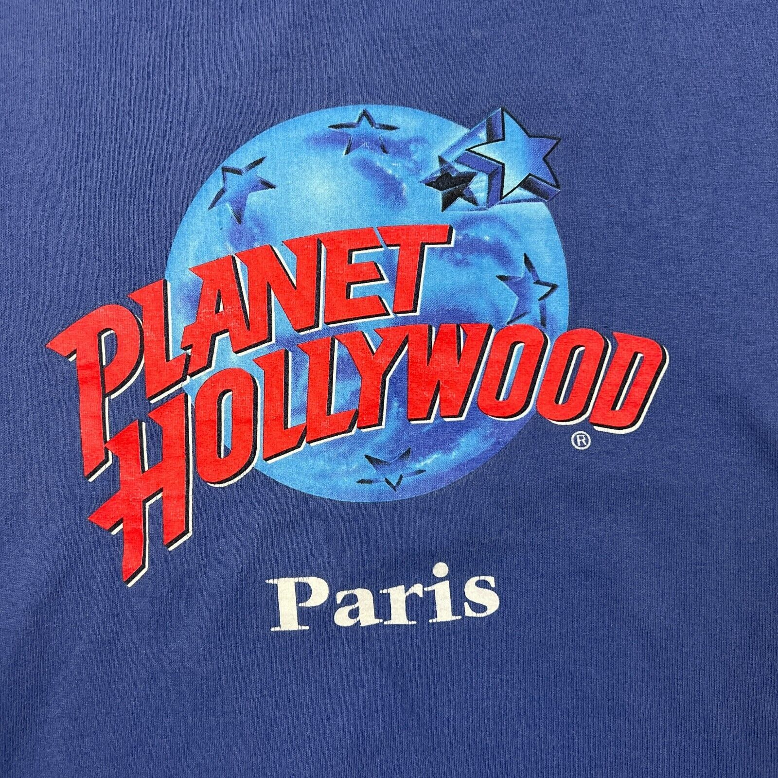 Planet Hollywood × Vintage VTG 1991 Planet Hollywood Paris T Shirt USA Short Sleeve Tee Size US L / EU 52-54 / 3 - 2 Thumbnail