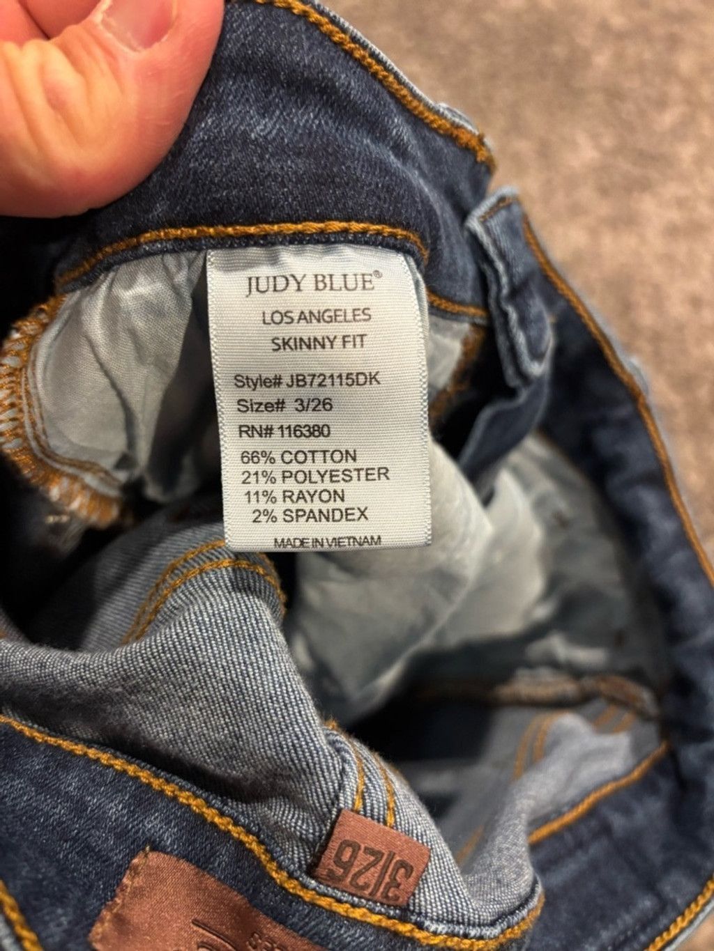 Judy Blue Women's Judy Blue Skinny Fit Capri Jeans Size 26" / US 2 / IT 38 - 7 Thumbnail