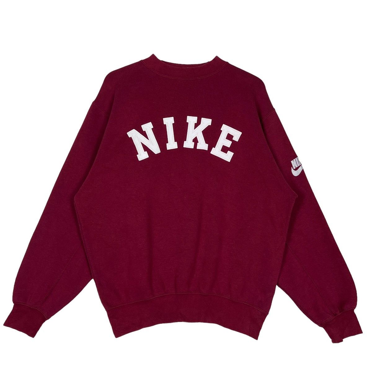 Nike 🔥 90s NIKE SPELL OUT BIG LOGO SWEATSHIRTS Size US L / EU 52-54 / 3 - 1 Thumbnail