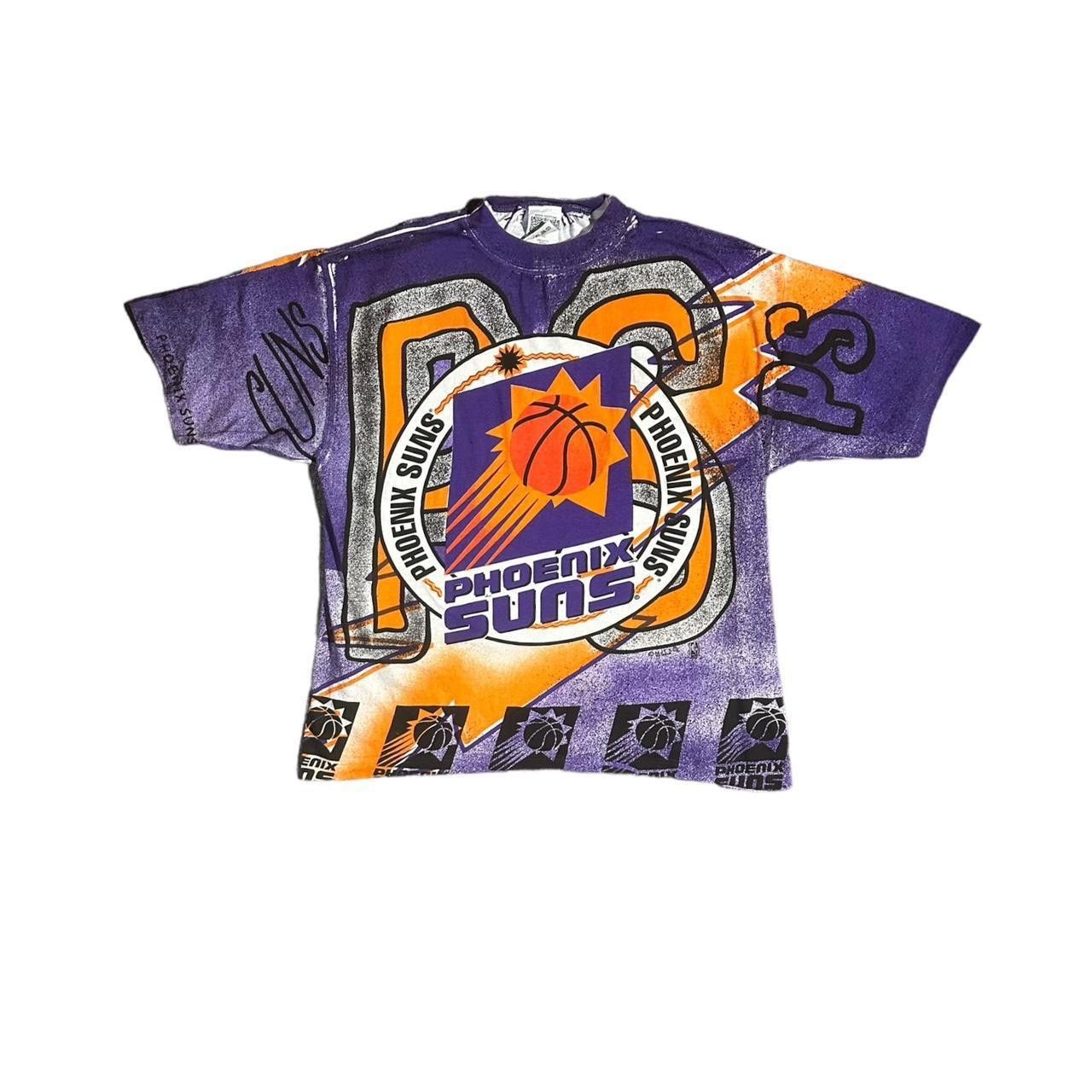 Designer 90s Vintage All Over Print Phoenix Suns Magic T Shirt Size US L / EU 52-54 / 3 - 1 Thumbnail