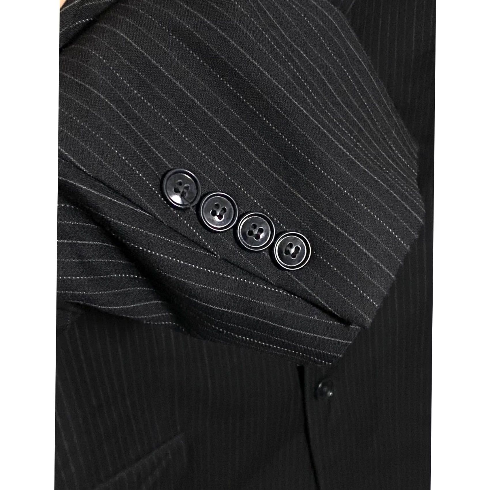 Jones New York Jones New York Pinstripe Suit Jacket Blazer Men 42L Professional Business Office Size 42R - 6 Thumbnail