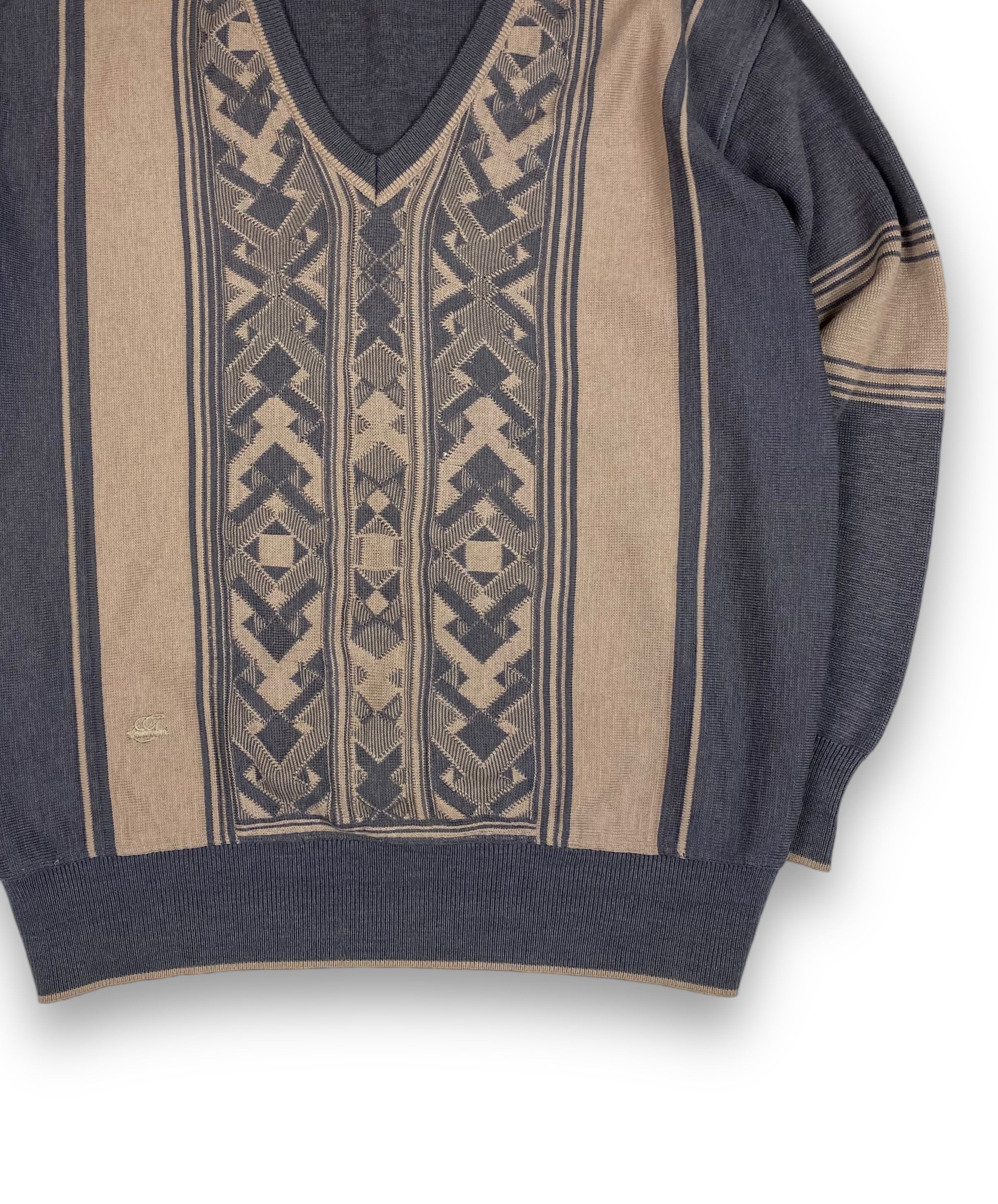 Other 90s Vintage GABICCI V-Neck Sweater Avantgarde Y2k M597 Size US XL / EU 56 / 4 - 2 Thumbnail