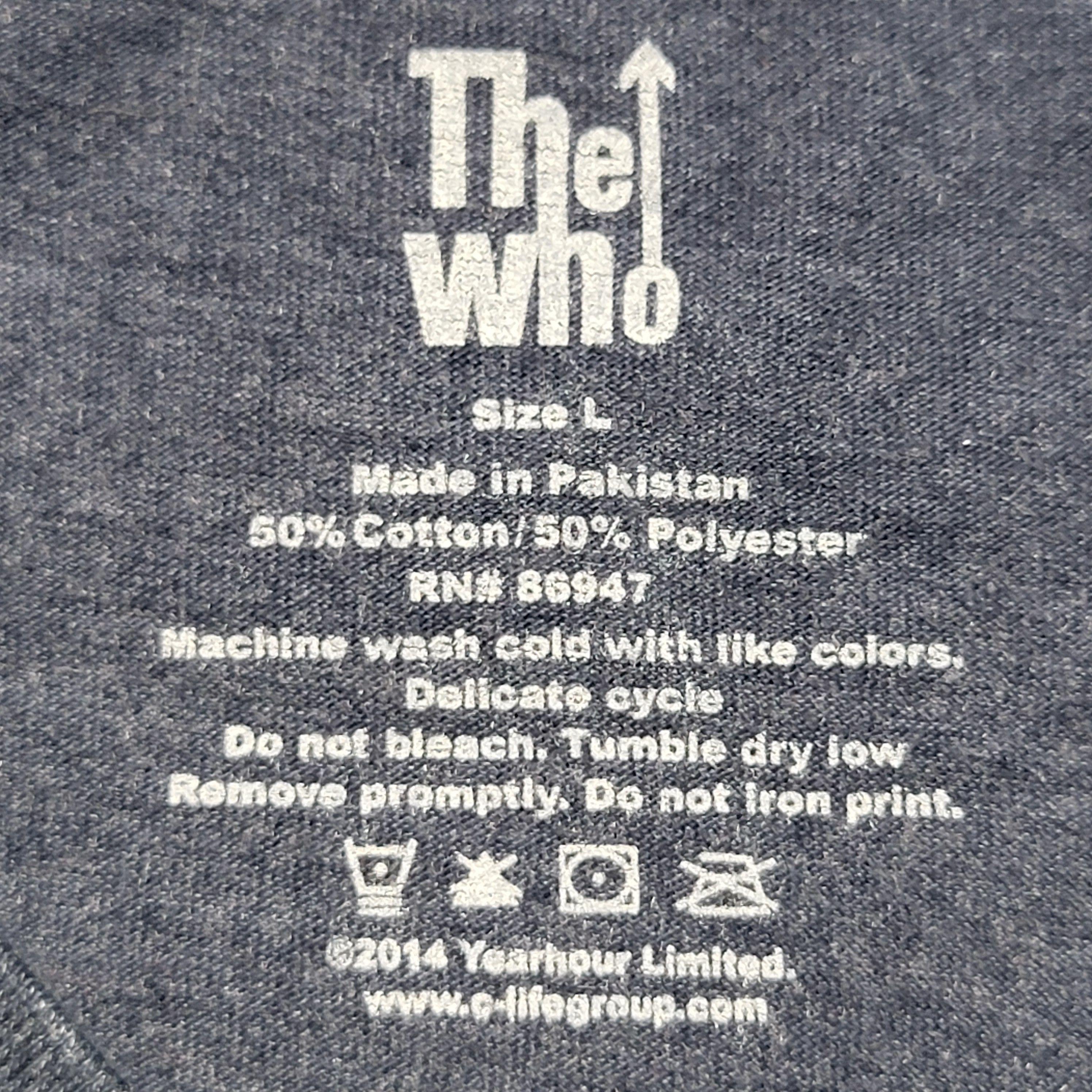 Other The Who Target Logo SS Navy Unisex Tee - Size Large Size US L / EU 52-54 / 3 - 4 Thumbnail
