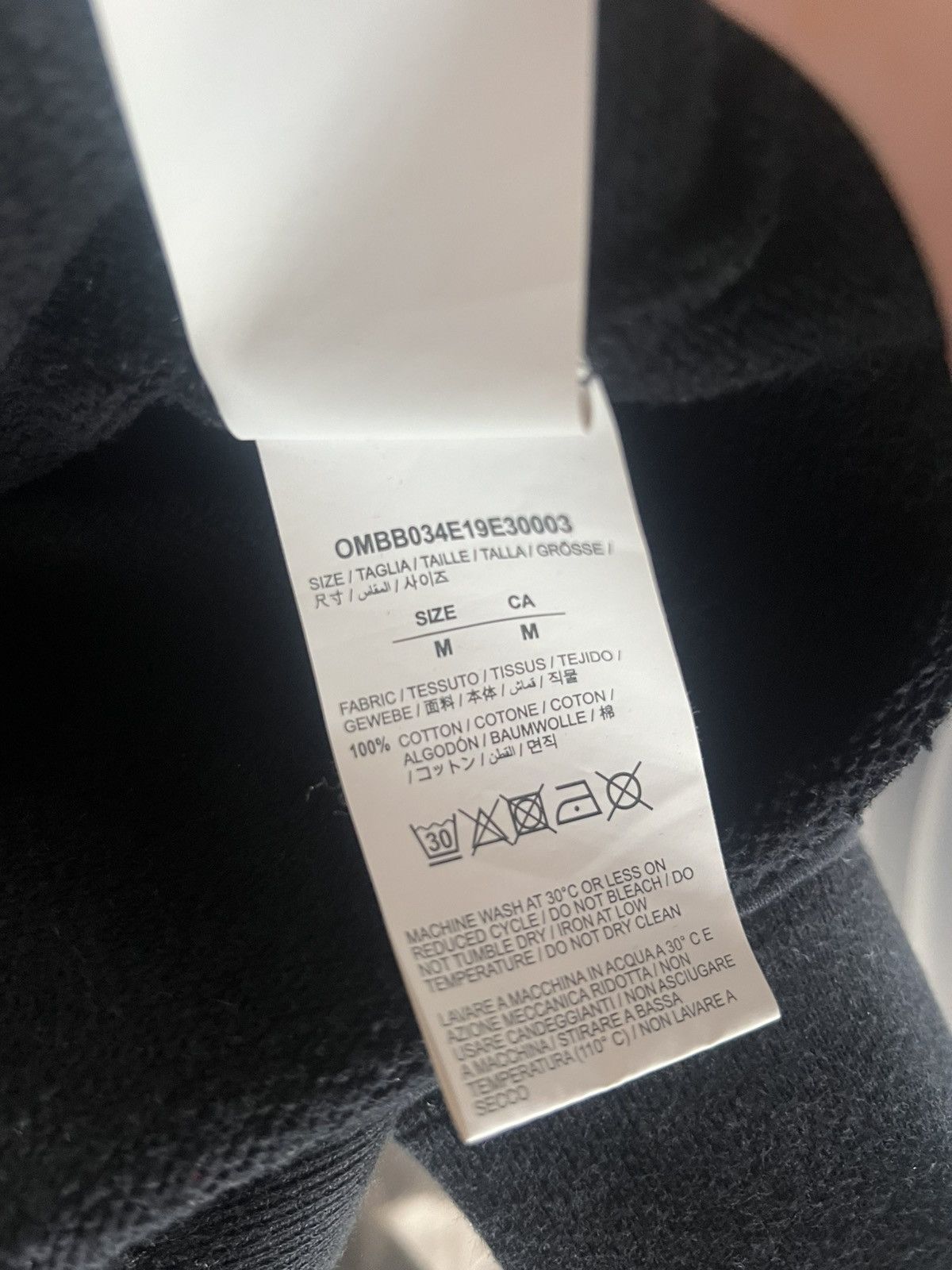 Off-White Off White Unfinished Diag Hoodie FW19 Size US M / EU 48-50 / 2 - 6 Thumbnail