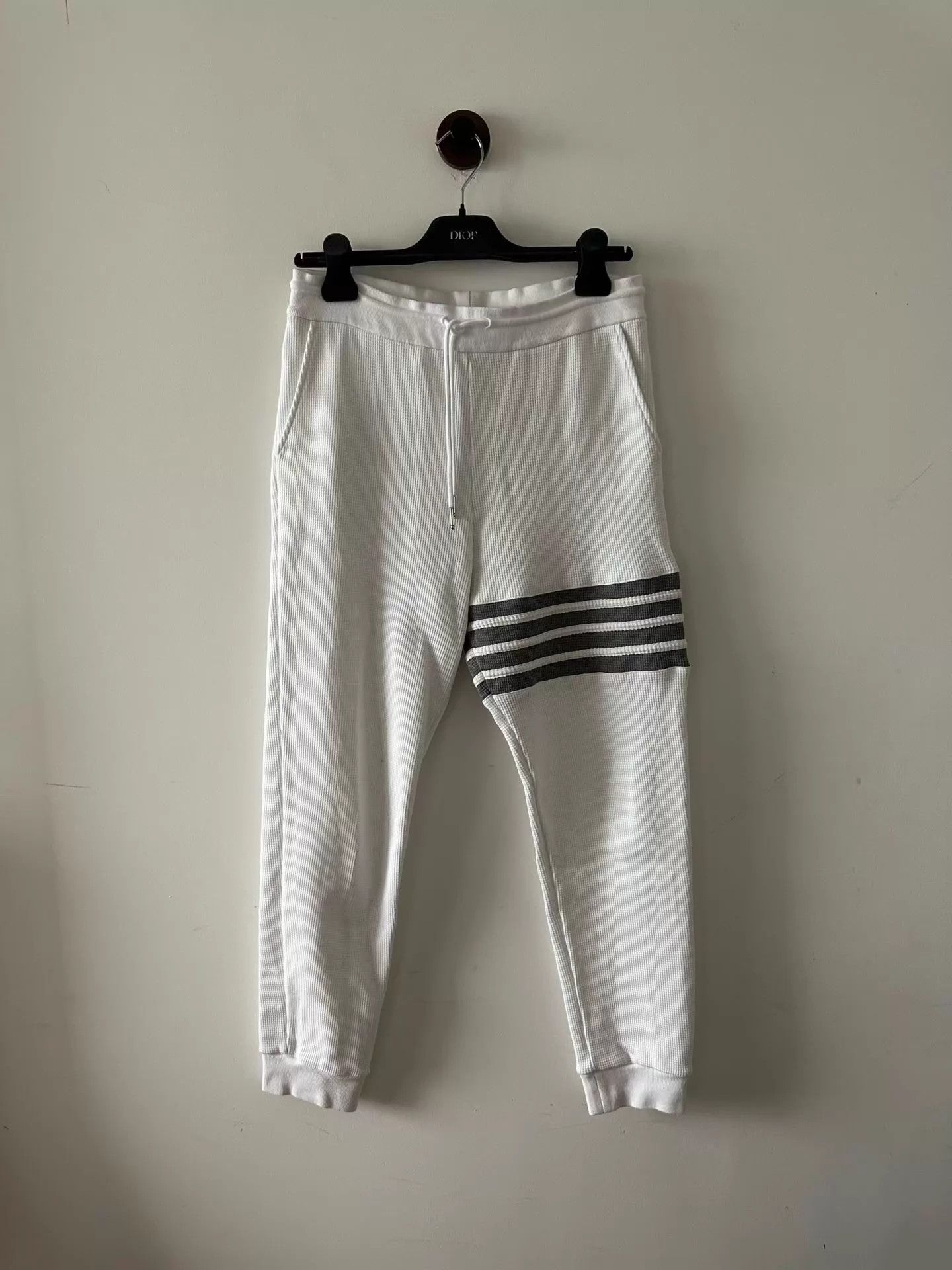 Thom Browne Thom Browne White Waffle Sweatpants Size 2 98 New Size US 32 / EU 48 - 1 Thumbnail