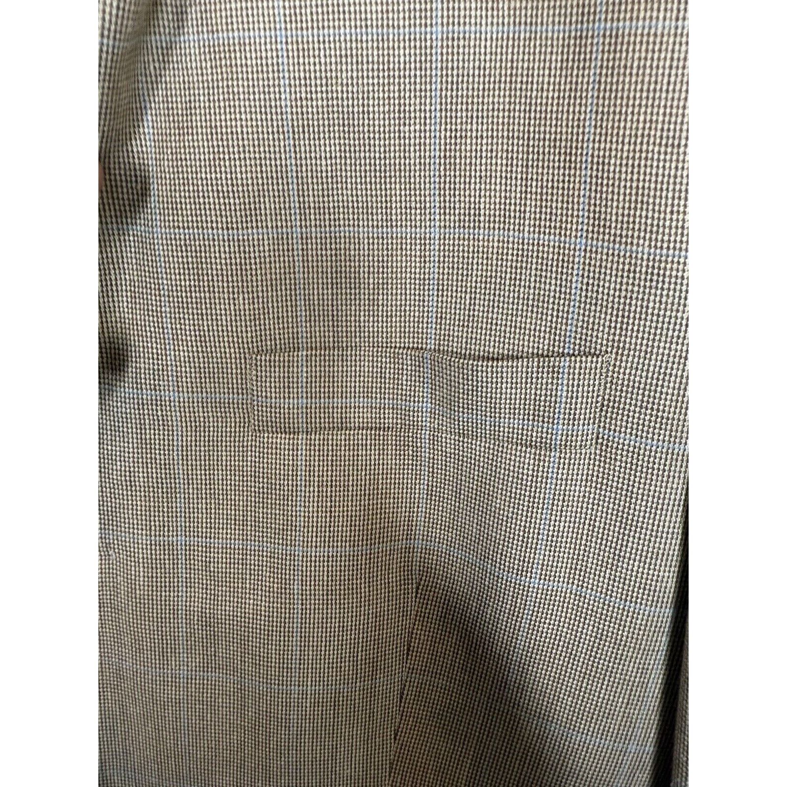 Lauren Ralph Lauren Lauren Ralph Men Sport Coat Blazer Beige Plaid Silk Wool 42R Size US XL / EU 56 / 4 - 9 Thumbnail