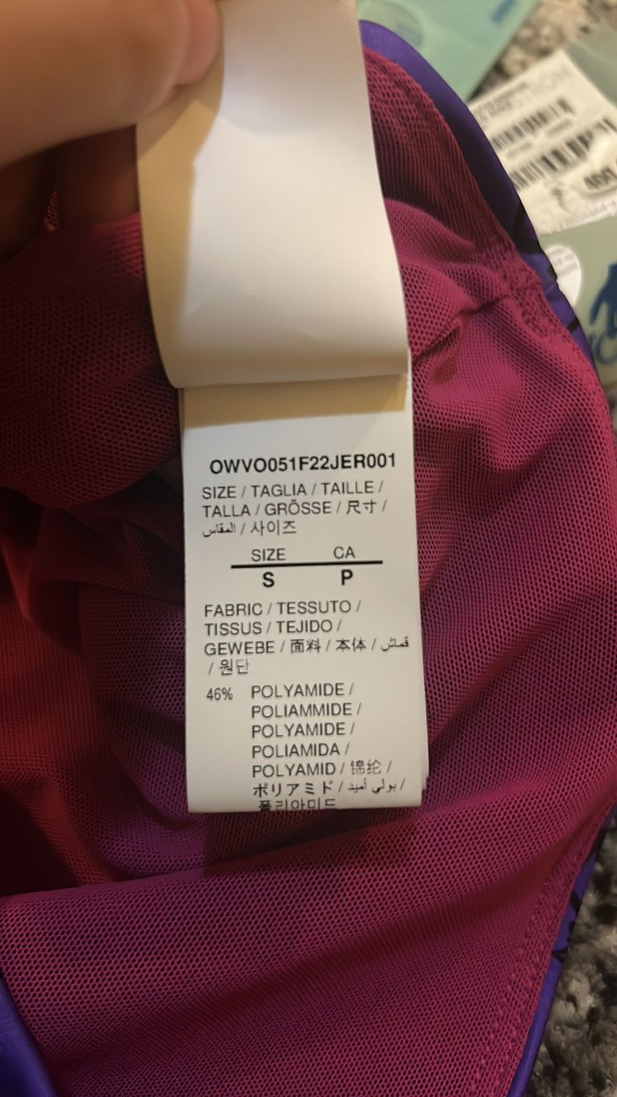 Off-White Off-White Monogram Sports Bra in Fuchsia Black size S Size S / US 4 / IT 40 - 9 Thumbnail