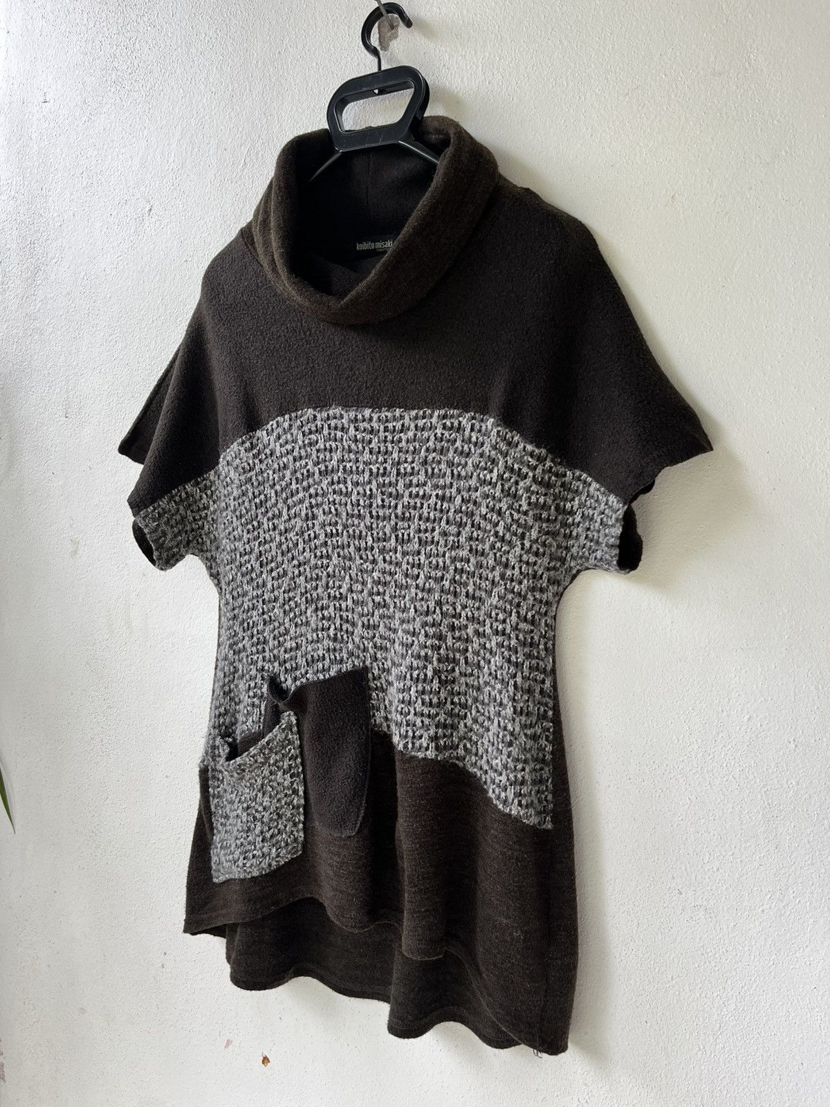 Japanese Brand KOIBITO MISAKI Avant Garde color block Tunic Top Size S / US 4 / IT 40 - 2 Thumbnail