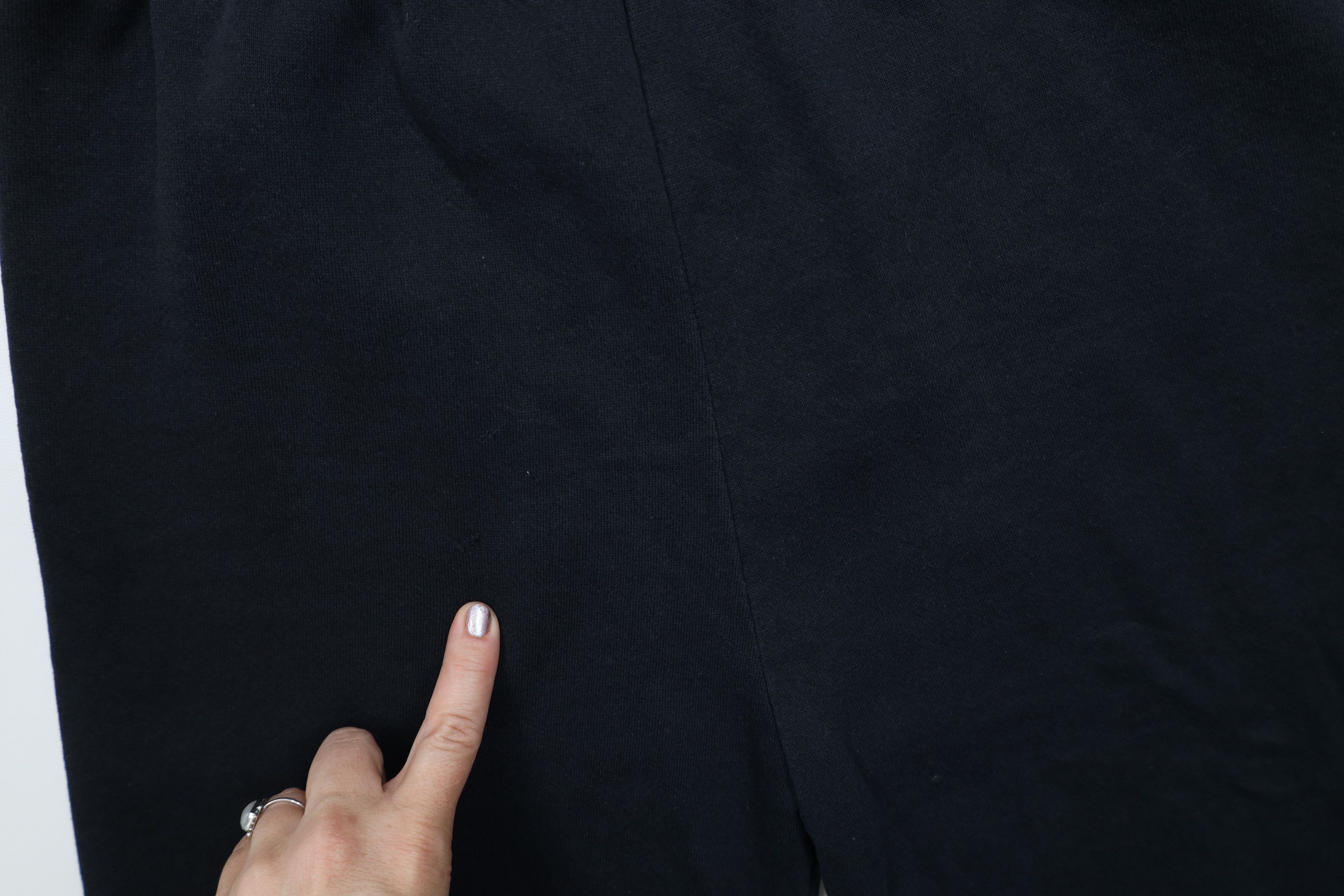 Vintage Vintage 90s Streetwear Tapered Leg Sweatpants Black USA Size 28" / US 6 / IT 42 - 5 Thumbnail