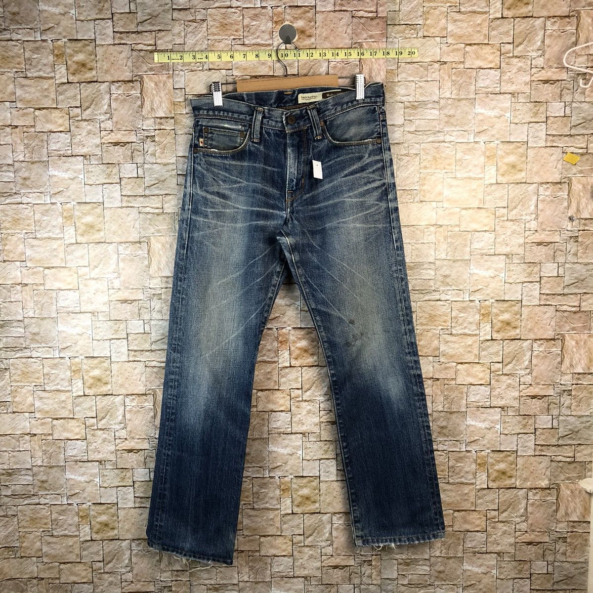 Japanese Brand Back Number Made In Nippon Denim Pants #A1122 Size US 29 - 1 Thumbnail