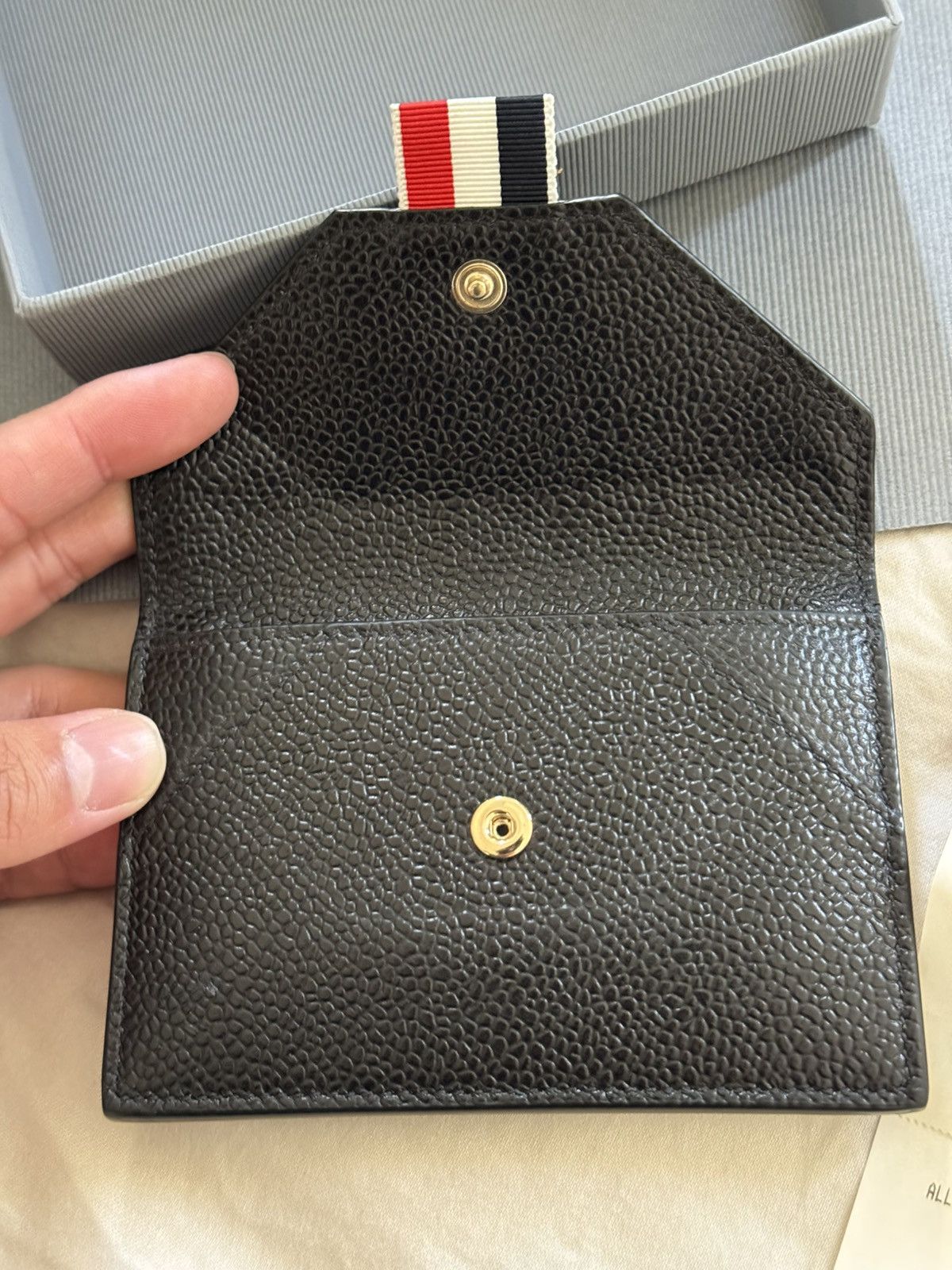 Thom Browne Thom Browne Envelope card holder Size ONE SIZE - 3 Thumbnail