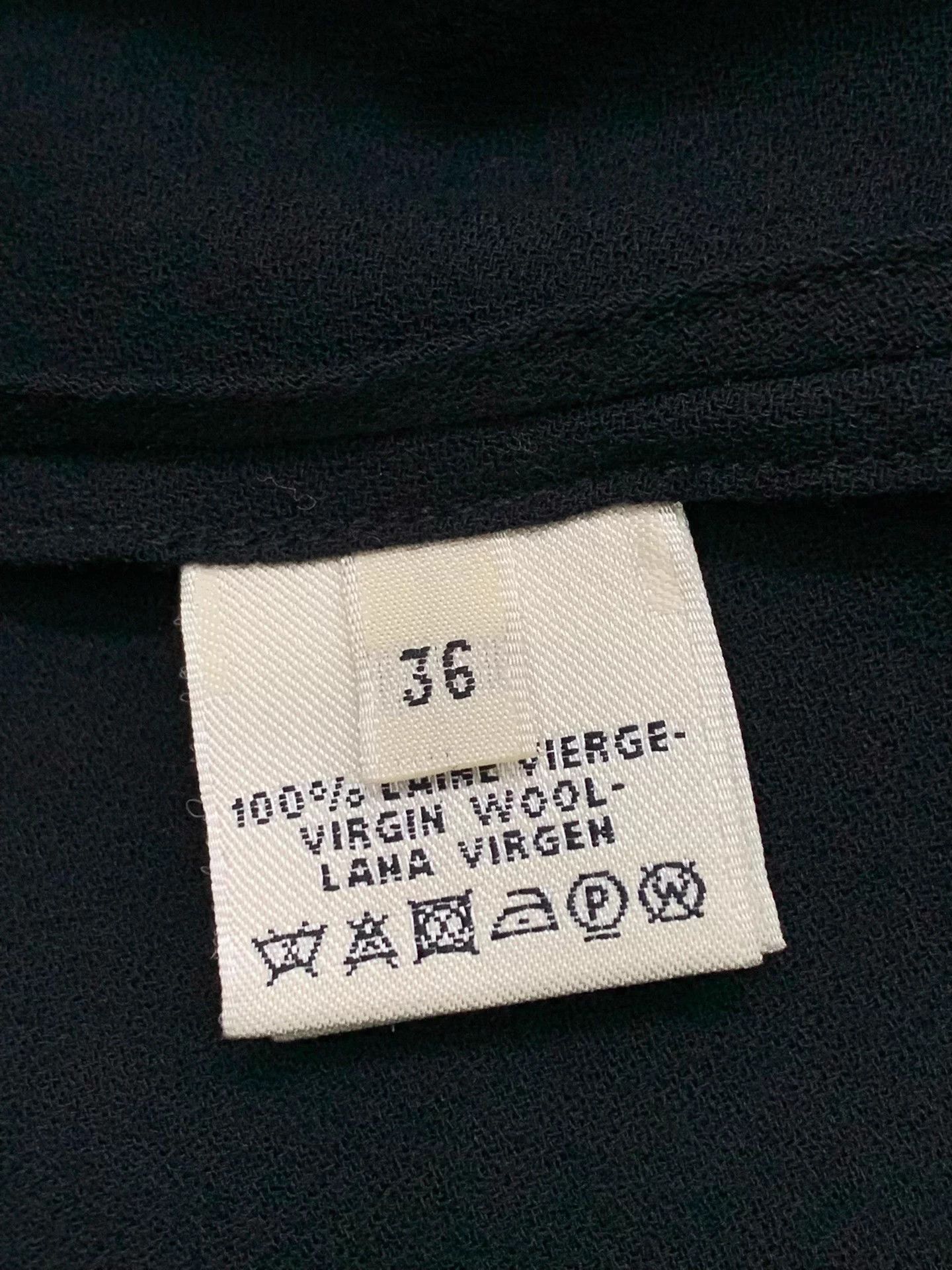 Hermes Hermes black long-sleeve dress 36 like new Size XS / US 0-2 / IT 36-38 - 5 Thumbnail
