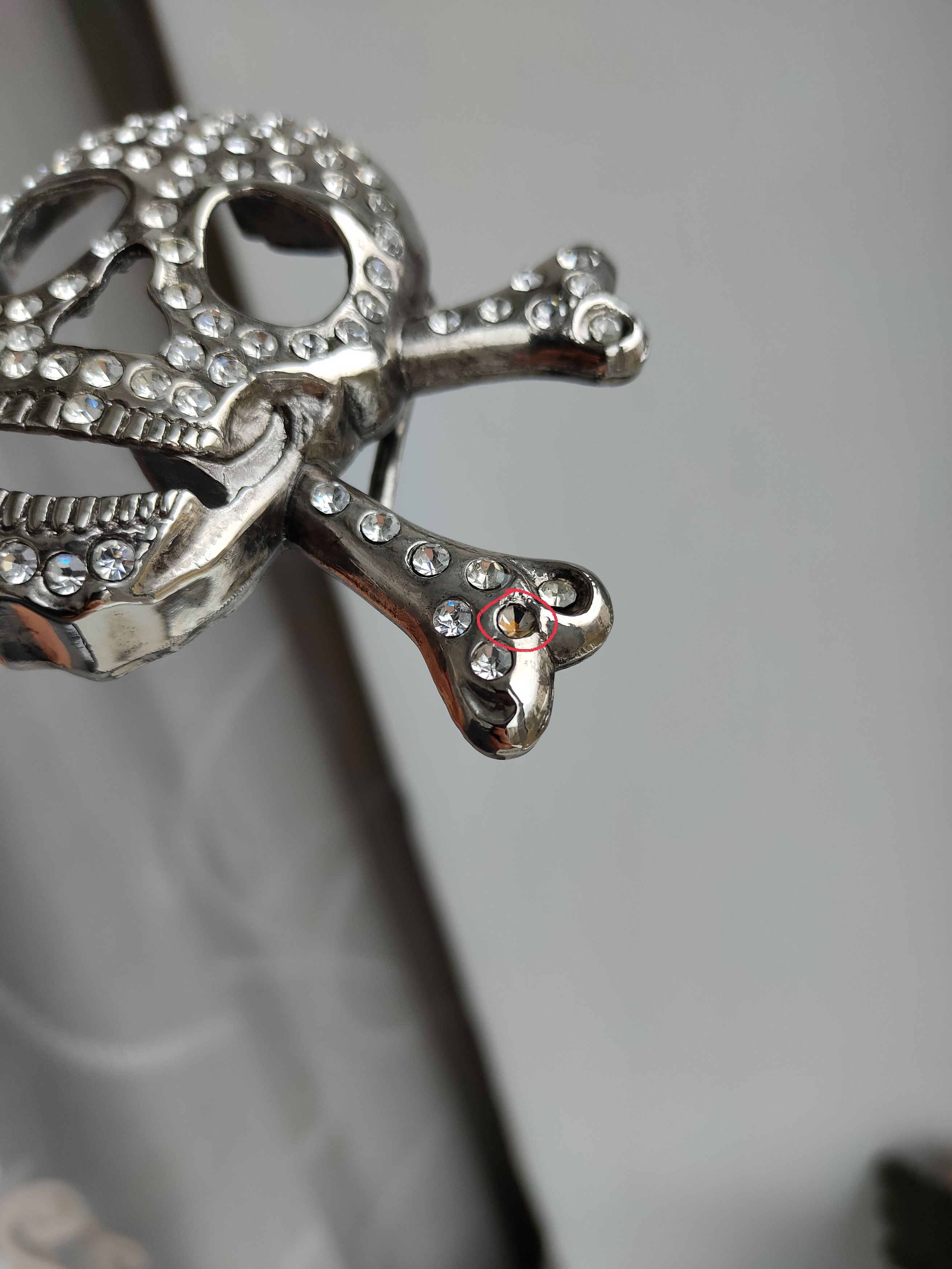 Scully Vintage Skull Buckle metal buckle In Belt Size ONE SIZE - 6 Thumbnail