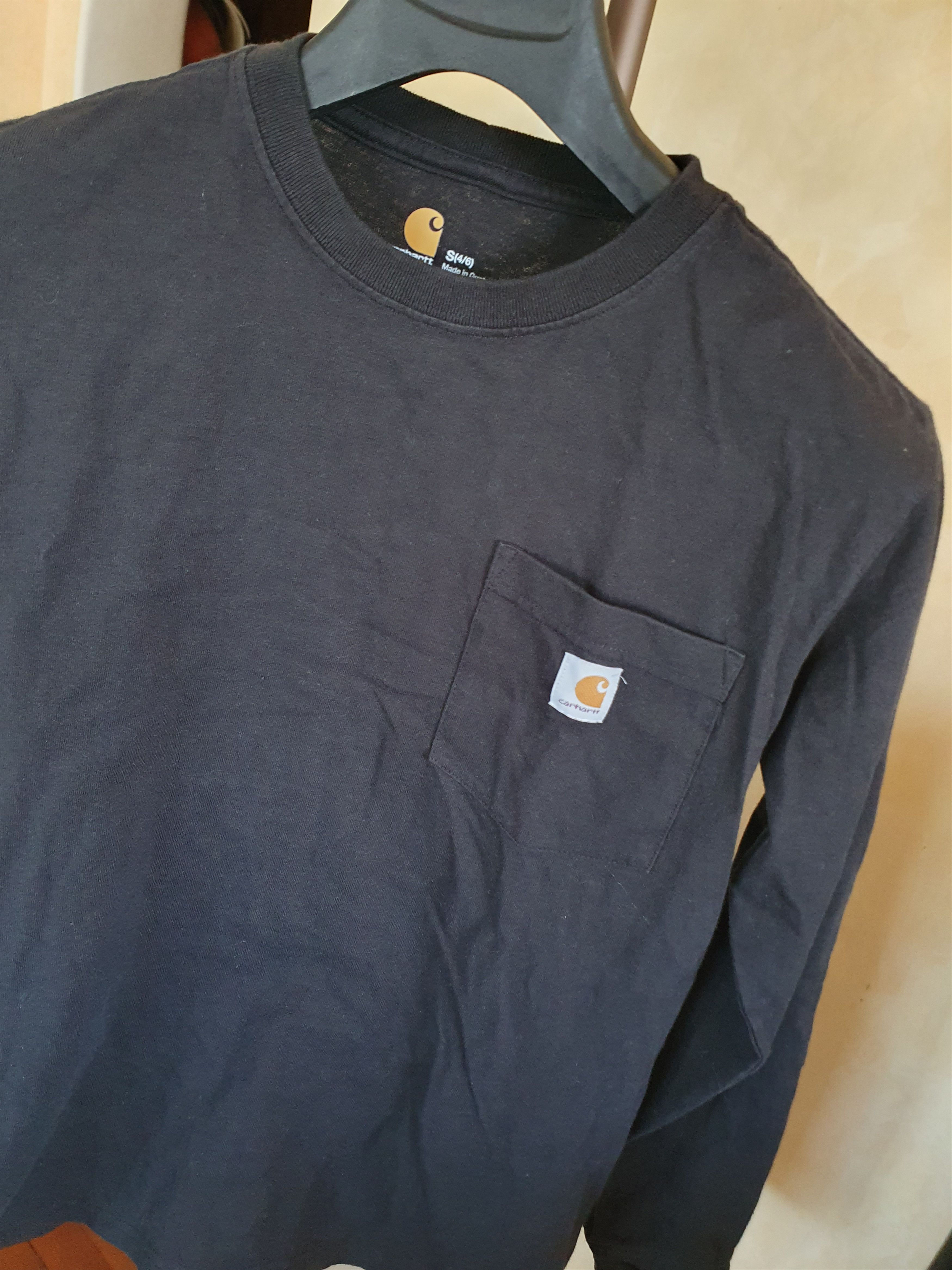 Carhartt Carhartt WK126 Workwear Pocket Long Sleeve T-shirt sz S Size US S / EU 44-46 / 1 - 9 Thumbnail