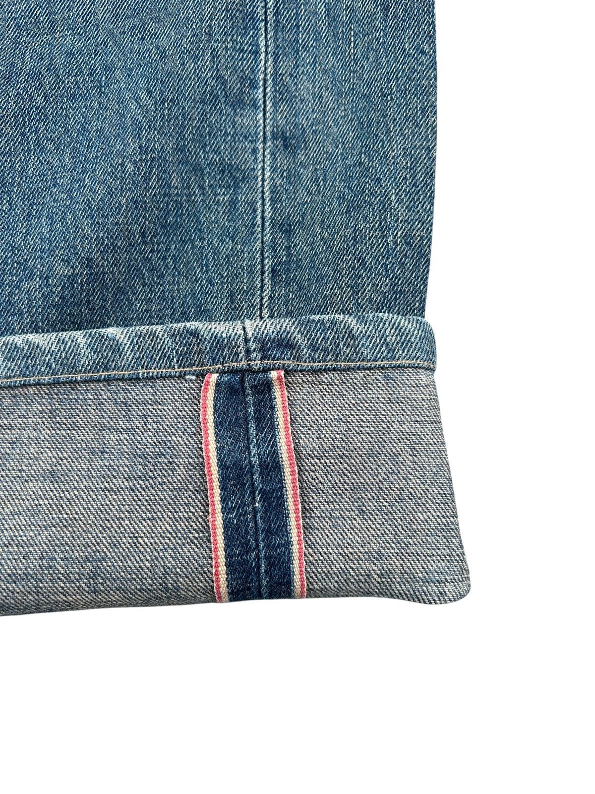Kapital Vintage Edwin Selvedge Buckle Back Rusty Faded Denim Jeans Size US 28 / EU 44 - 3 Thumbnail