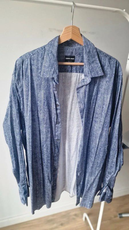 Giorgio Armani Giorgio Armani Geometric Print Size US XL / EU 56 / 4 - 1 Thumbnail