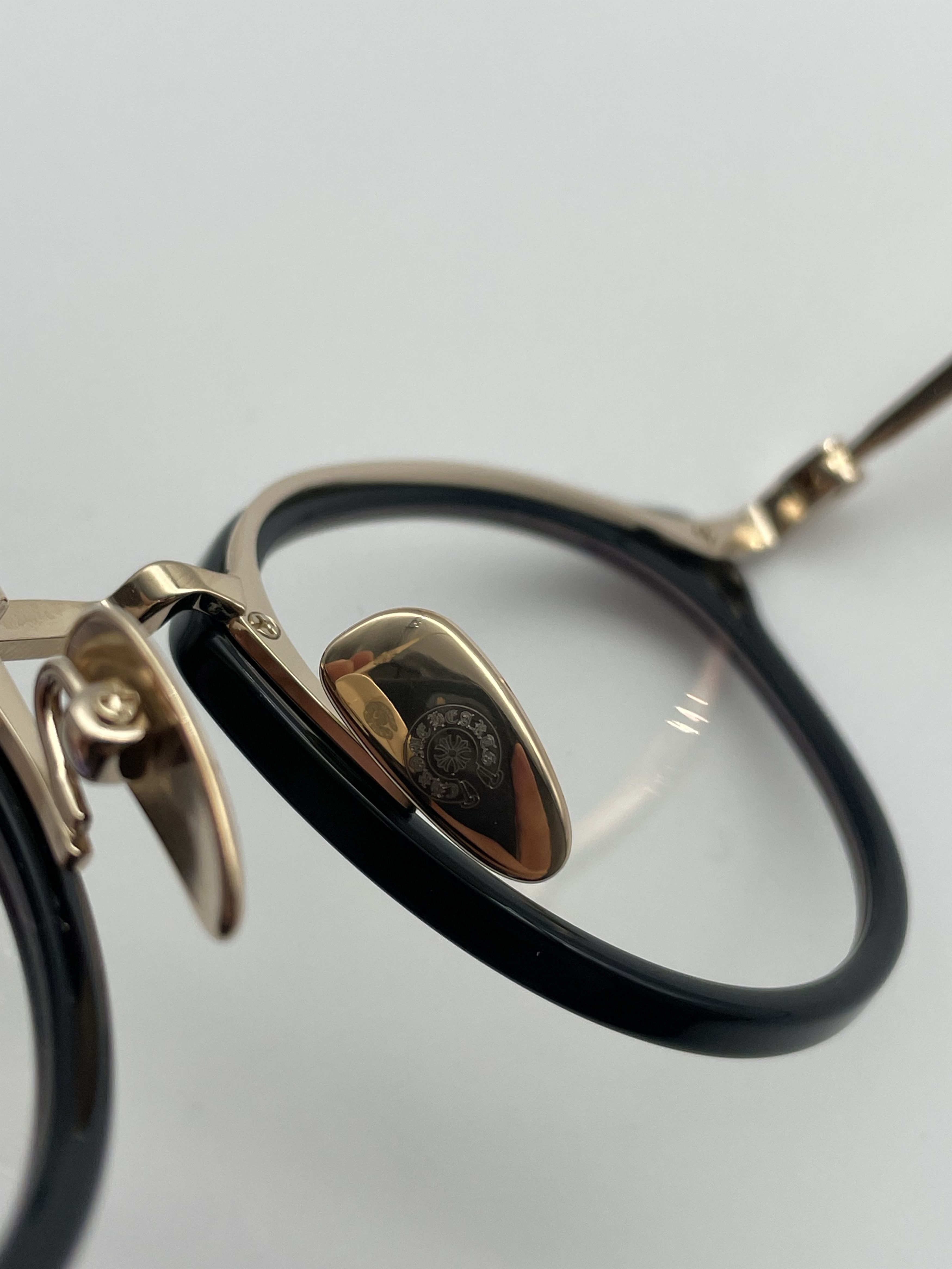 Chrome Hearts Chrome Hearts DIG BIG BK/GP Glasses Frame Size ONE SIZE - 13 Thumbnail