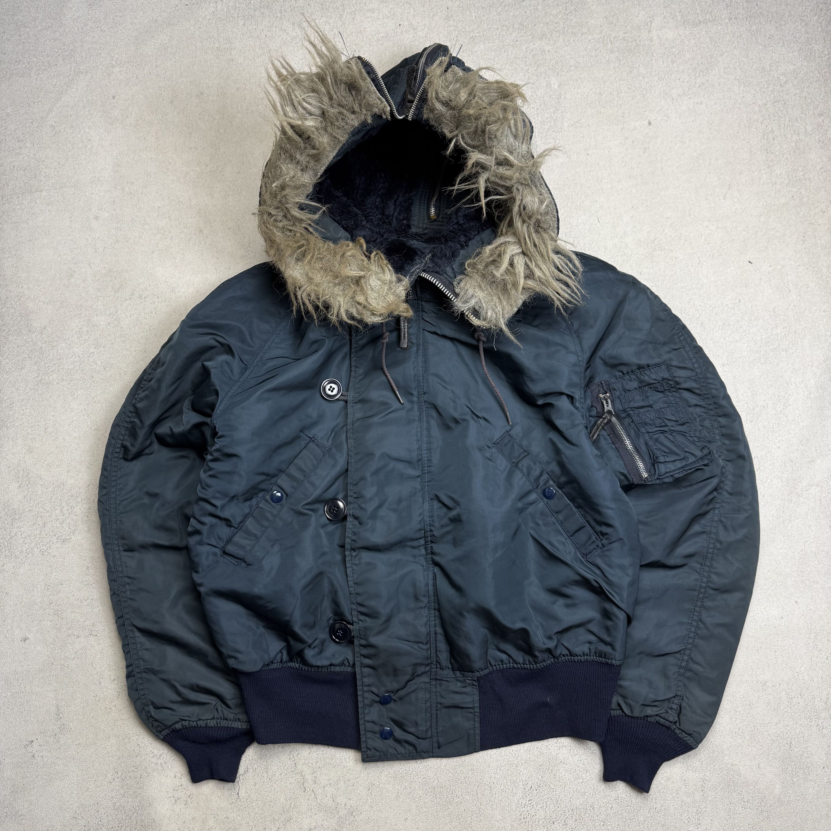 Alpha Industries × Vintage Vintage AlphaIndustries N-2B Fur