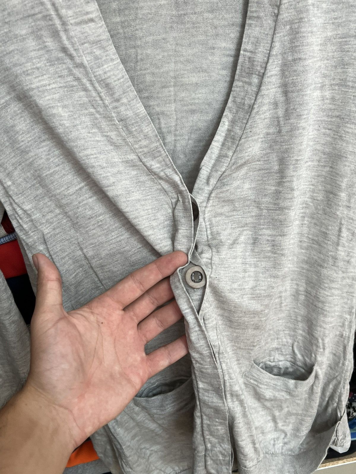 Brunello Cucinelli Brunello Cucinelli Gray Button Cardigan Cashmere Sweater S Size S / US 4 / IT 40 - 4 Thumbnail