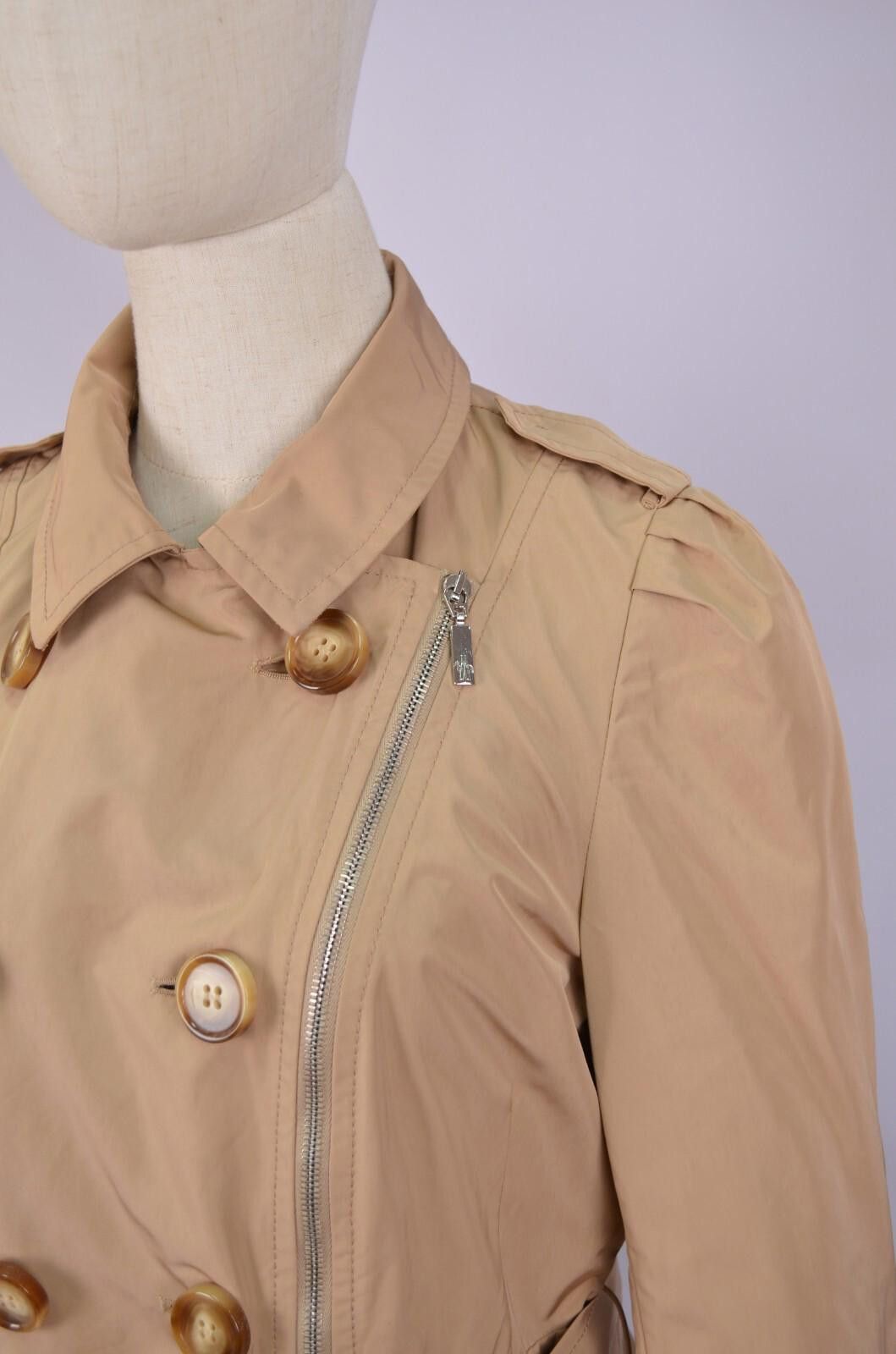 Moncler Womens Moncler Elysee Double Breasted Trench Coat Sz 3/M Size M / US 6-8 / IT 42-44 - 4 Thumbnail