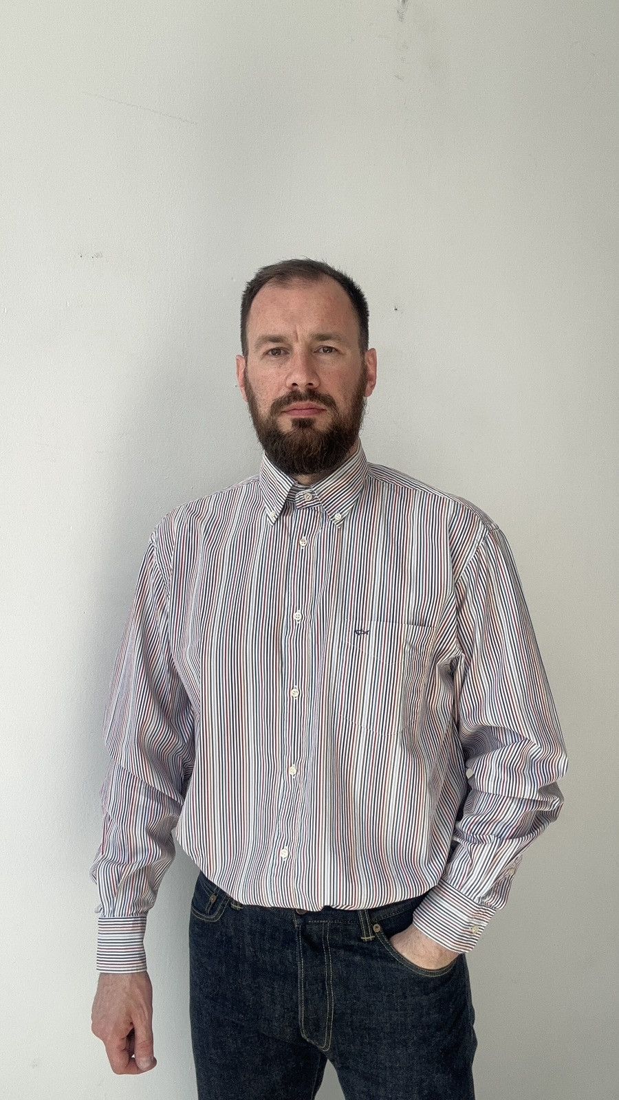 Paul & Shark Paul & Shark Luxury Casual Striped Cotton Shirt Button Down Size US XXL / EU 58 / 5 - 2 Thumbnail