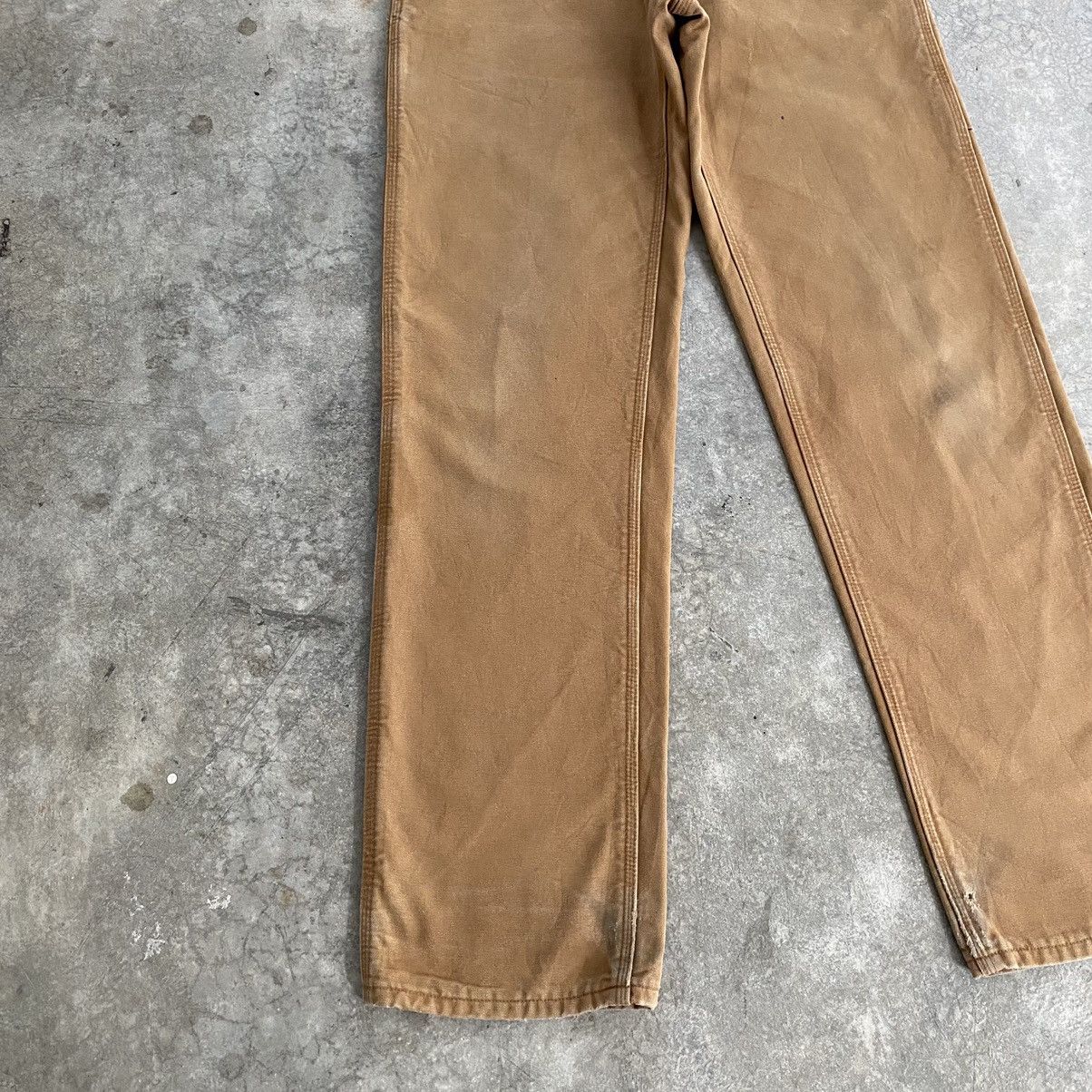 Carhartt Vintage Carhartt Blanket Lined Tan Carpenter Pants Size US 31 - 6 Thumbnail