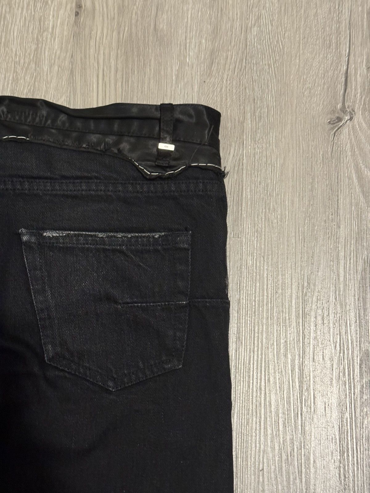 Dior Dior AW06 satin cummerbund denim Size US 28 / EU 44 - 4 Thumbnail
