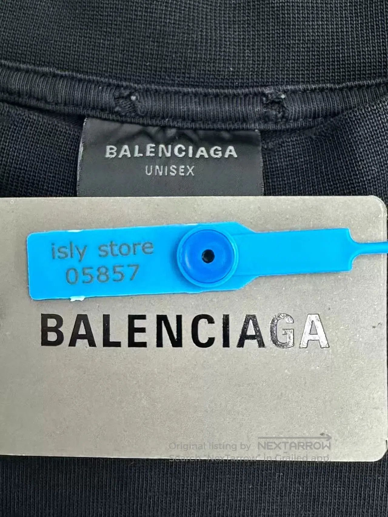 Balenciaga Balenciaga Letter Print Crew Neck T-Shirt. Size M / US 6-8 / IT 42-44 - 4 Thumbnail