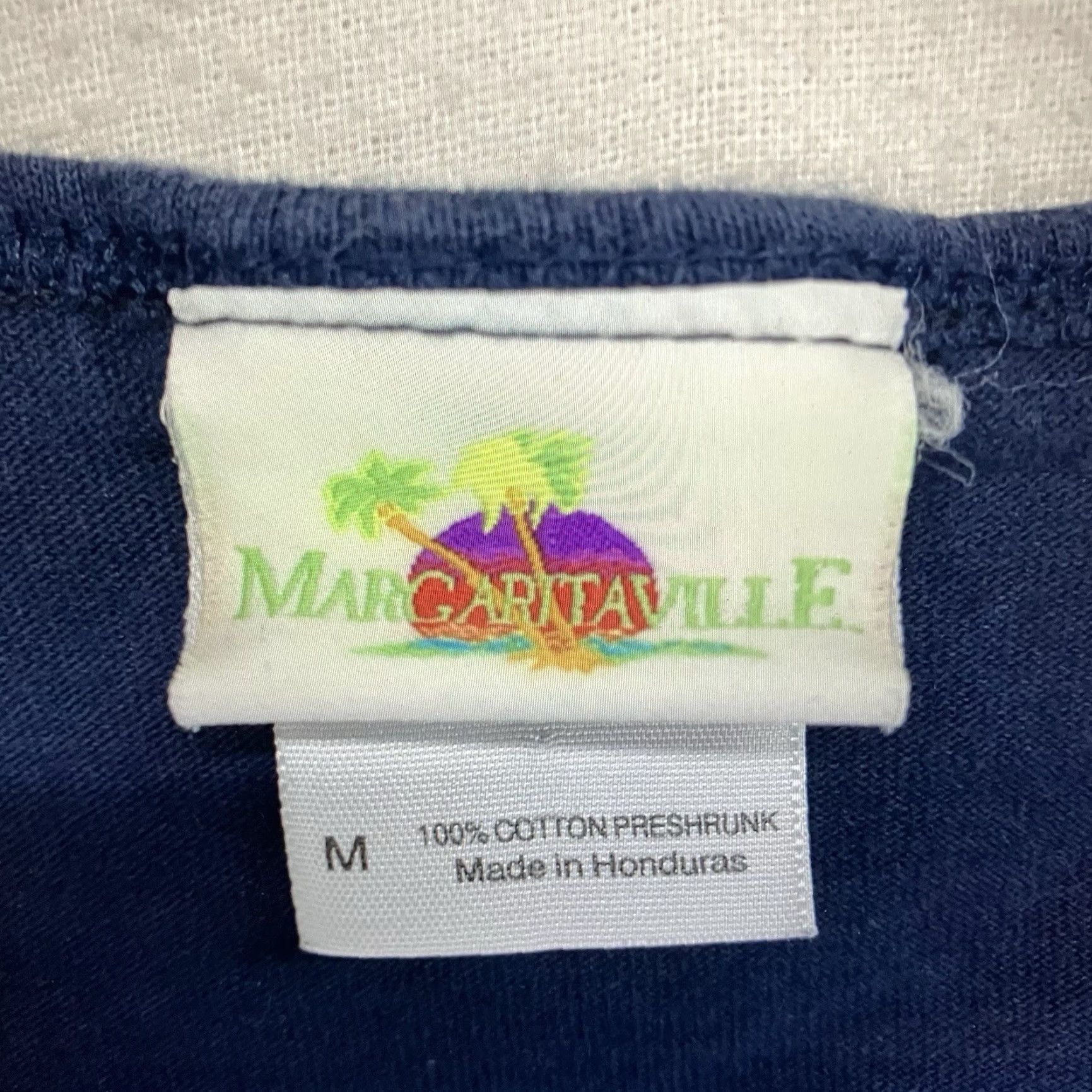 Vintage VINTAGE Margaritaville Tank Top Shirt Adult Medium Blue Graphic Print 2000s Beach Music Men's Size US M / EU 48-50 / 2 - 5 Thumbnail
