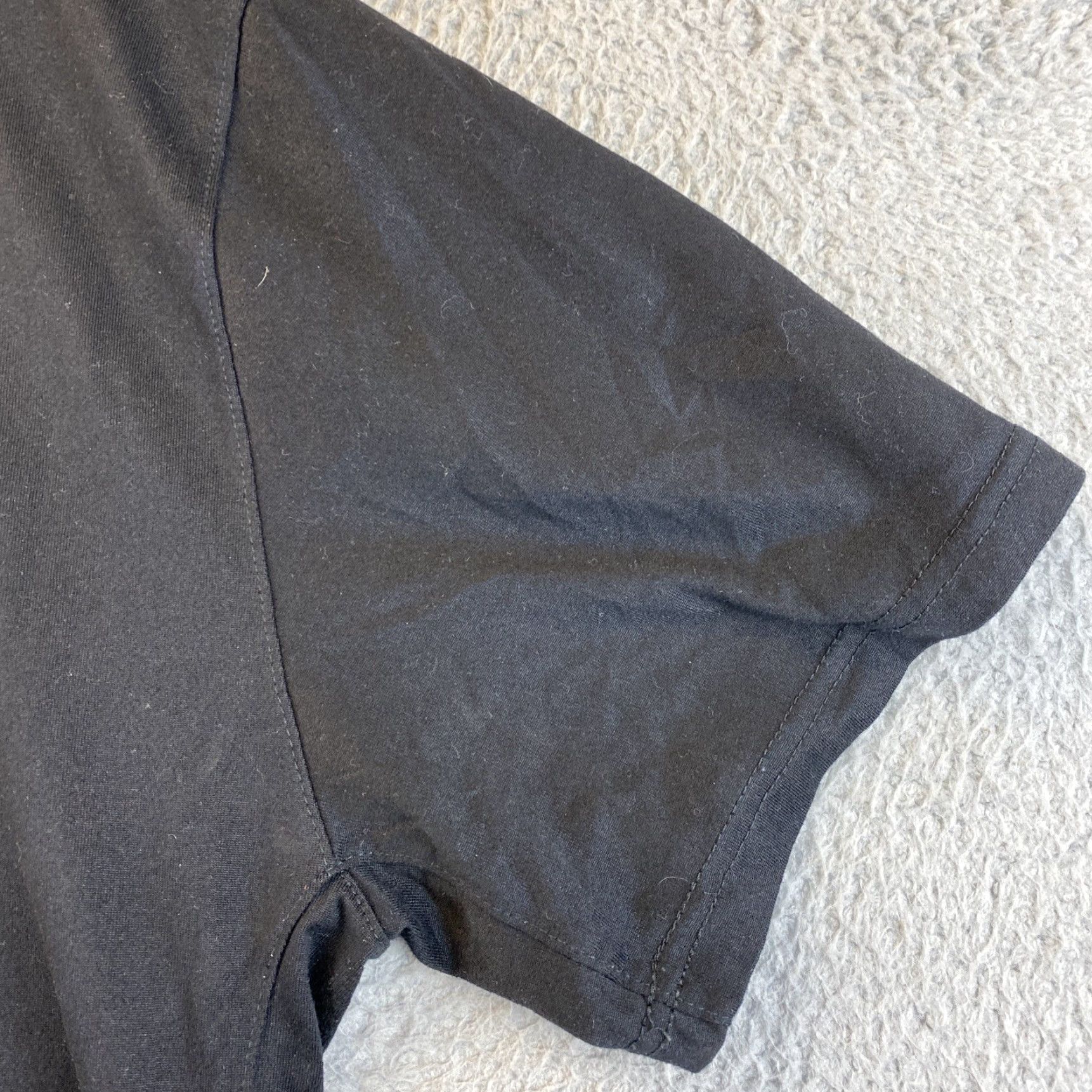 Nike Nike Dri-Fit Mens XL Gray Black Short Sleeve Athletic Shirt Crew Neck/ 82-69 Size US XL / EU 56 / 4 - 6 Thumbnail