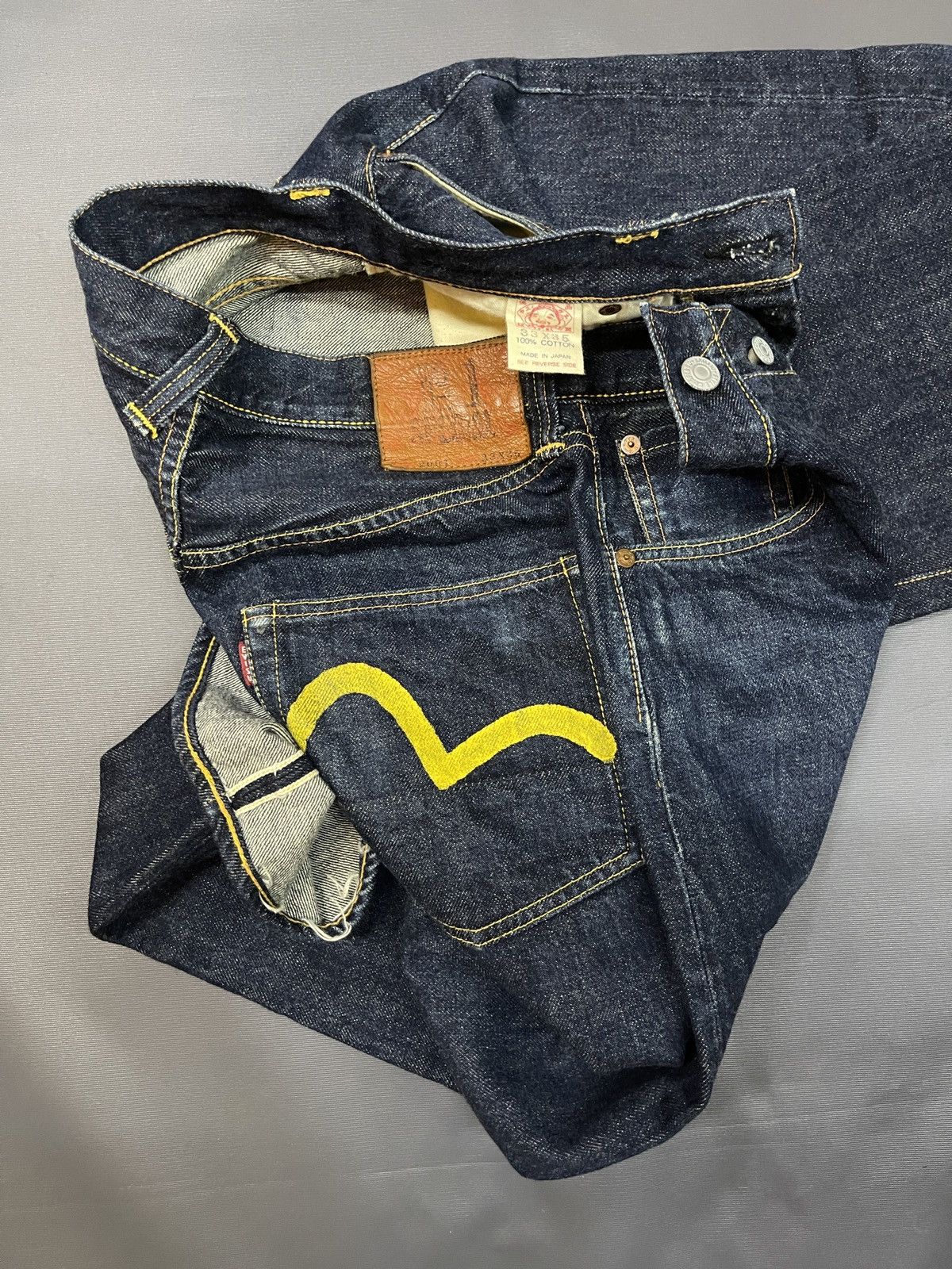 Evisu RARE EVISU NO.1 SELVEDGE JEANS Size US 32 / EU 48 - 7 Thumbnail