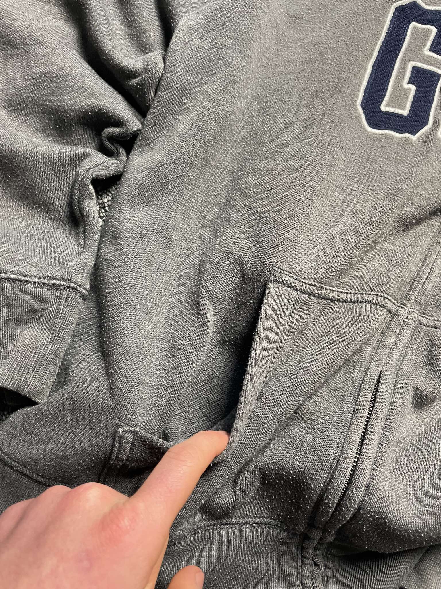 Gap × Vintage Vintage zip-up sweatshirt hoodie Gap logo classic streetwear Size US M / EU 48-50 / 2 - 5 Thumbnail