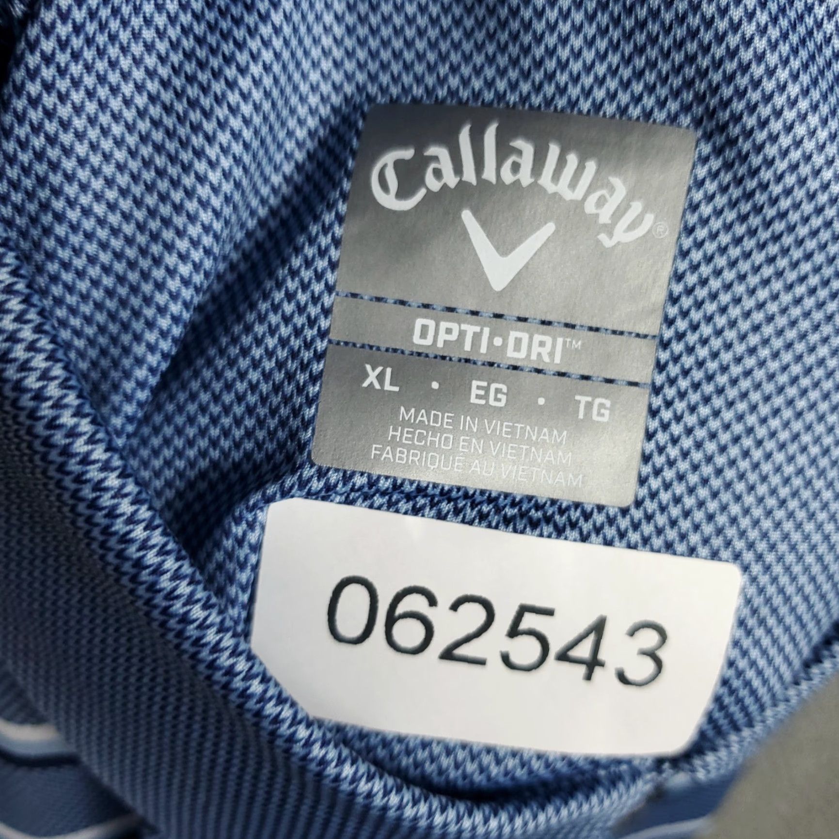 Callaway Callaway Polo Shirt Mens XL Blue Striped Opti Dri Fit Golf Short Sleeve Polo Shirt Size US XL / EU 56 / 4 - 7 Thumbnail