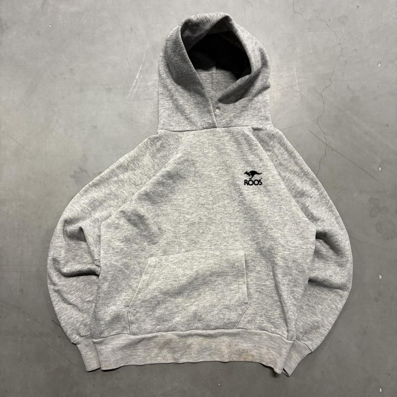 KangaROOS Crazy Vintage Y2K/2000s Team KangaROOS Made in USA Grey Hoodie! Size US M / EU 48-50 / 2 - 3 Thumbnail