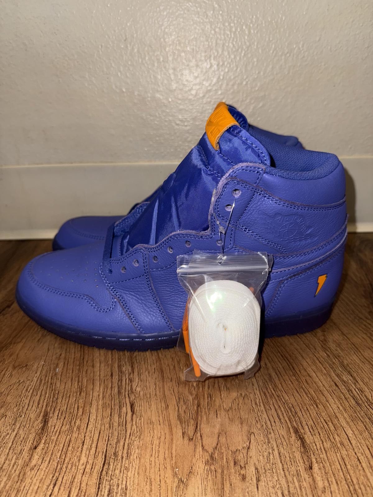 Nike Jordan 1 Retro High Gatorade Rush Violet Size US 10.5 / EU 43-44 - 3 Thumbnail