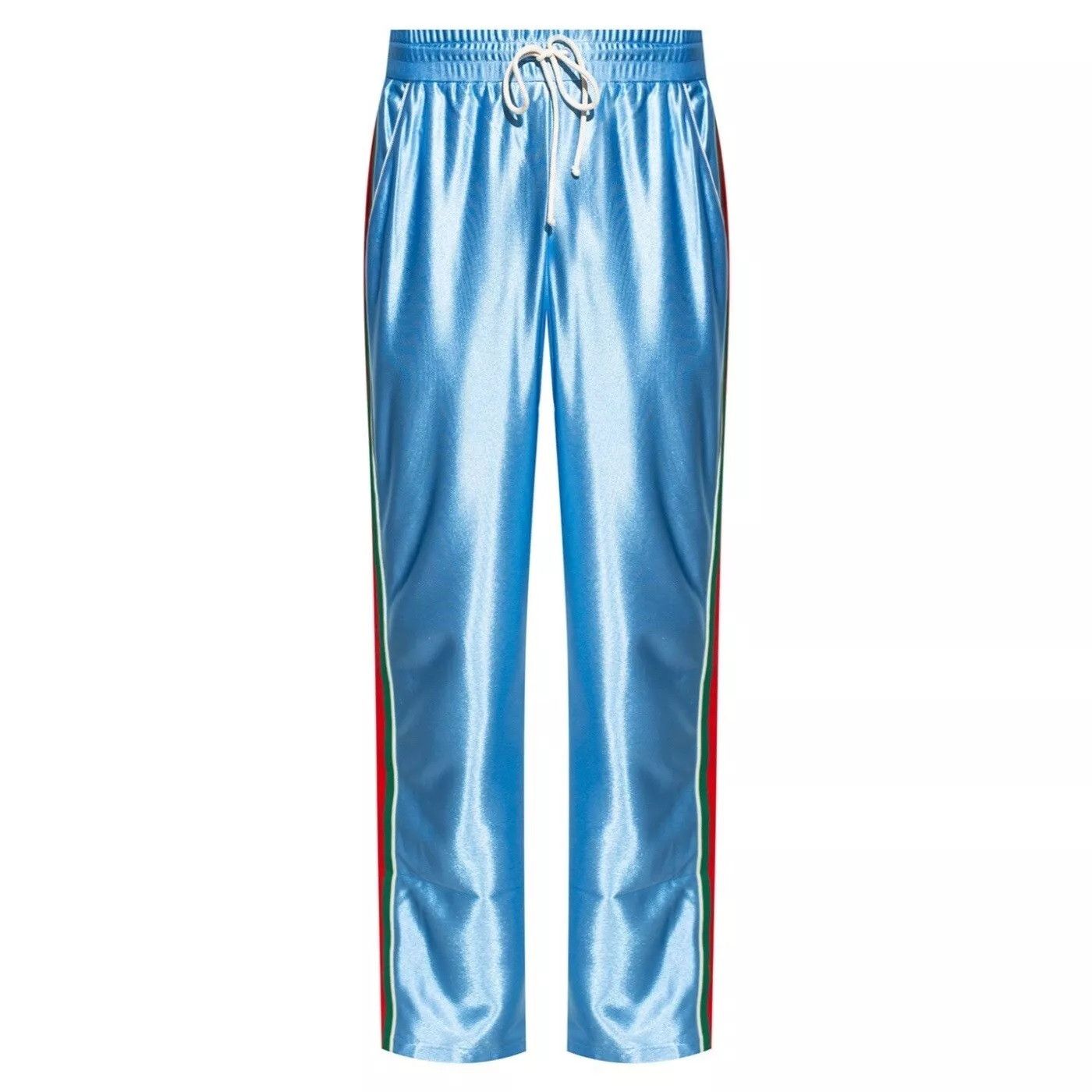 Gucci $1650 GUCCI Web Shiny Striped-Panel Tapered Trousers Pants Size US 34 / EU 50 - 3 Thumbnail