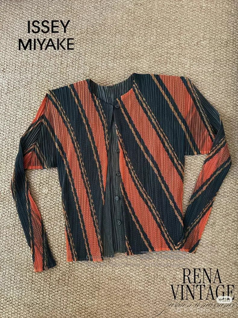 Issey Miyake Issey Miyake Double Mesh Cardigan Size L / US 10 / IT 46 - 3 Thumbnail