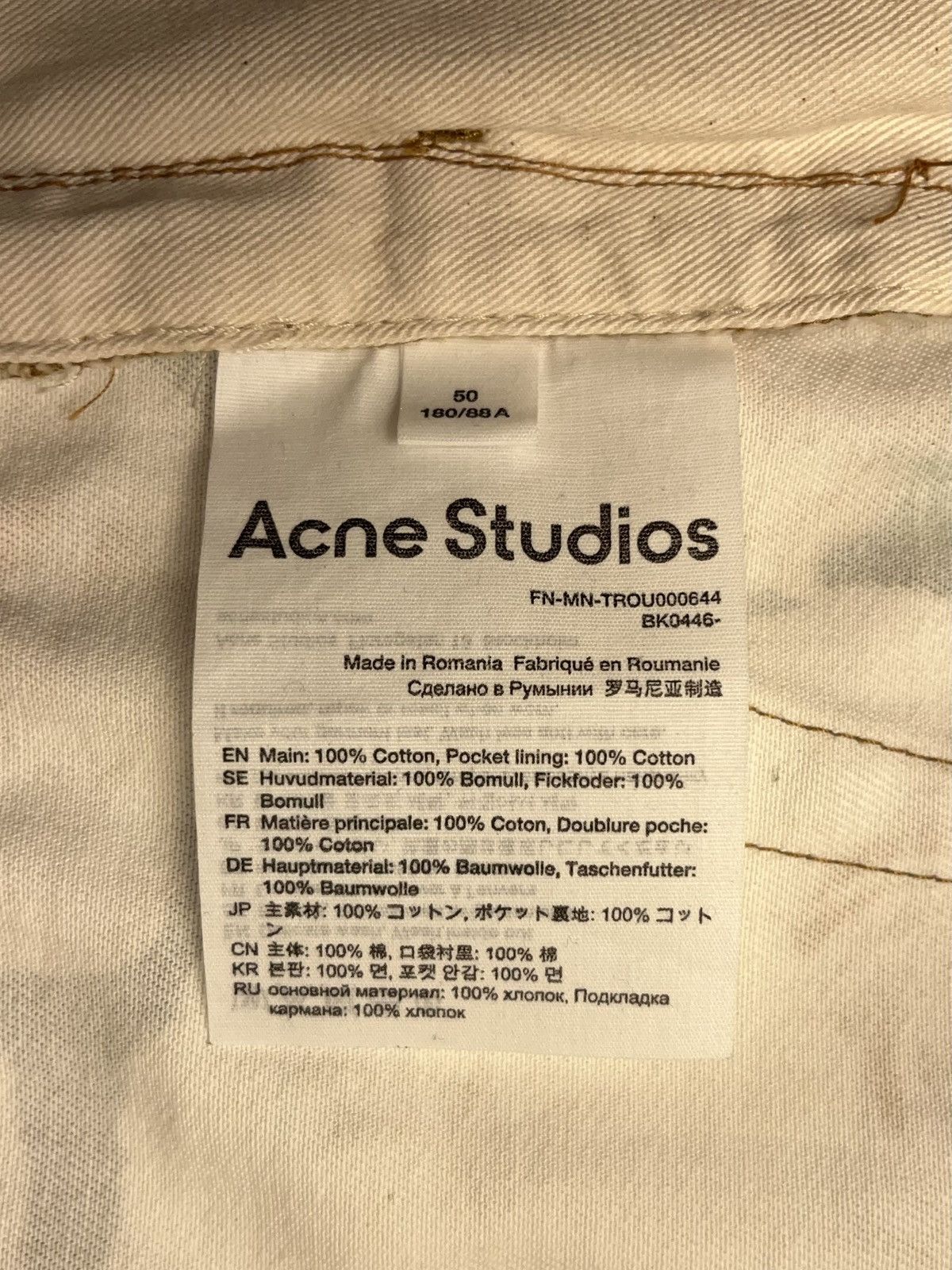 Acne Studios Acne Studios Opah Rose print denim pants Size US 34 / EU 50 - 5 Thumbnail