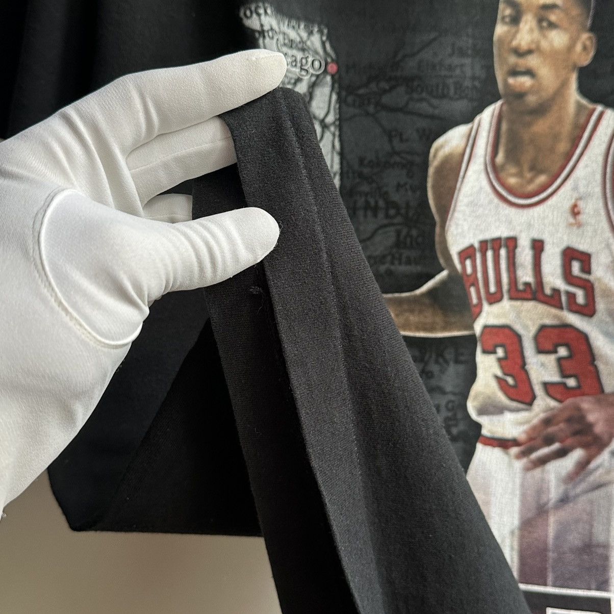 Pro Player Vintage 90s Scottie Pippen Chicago Bulls NBA Pro Player Tee Size US L / EU 52-54 / 3 - 13 Thumbnail