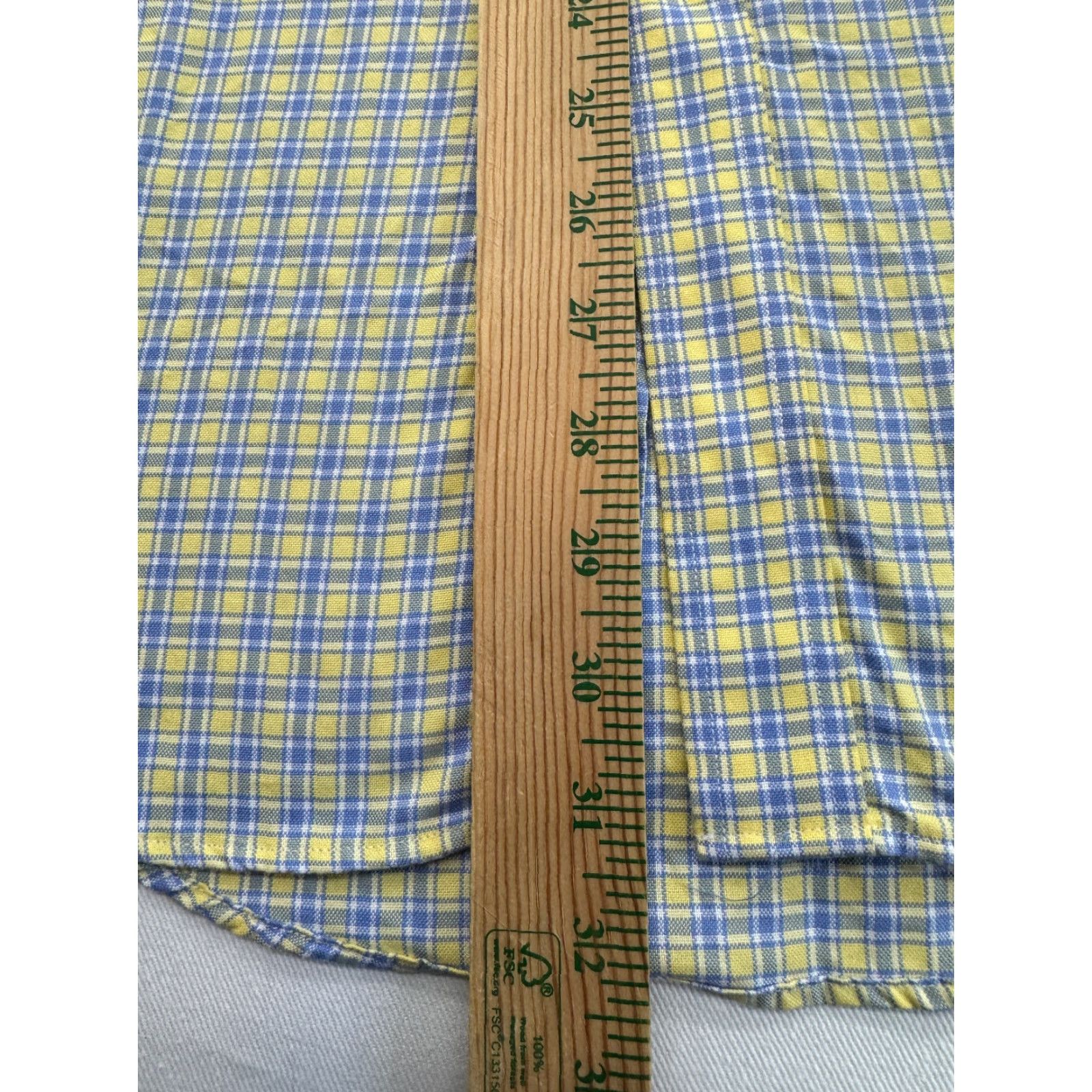 Lands' End VINTAGE Lands' End Long Sleeve Button Down Mens Large Checked Shirt Cotton 2167 Size US L / EU 52-54 / 3 - 5 Thumbnail
