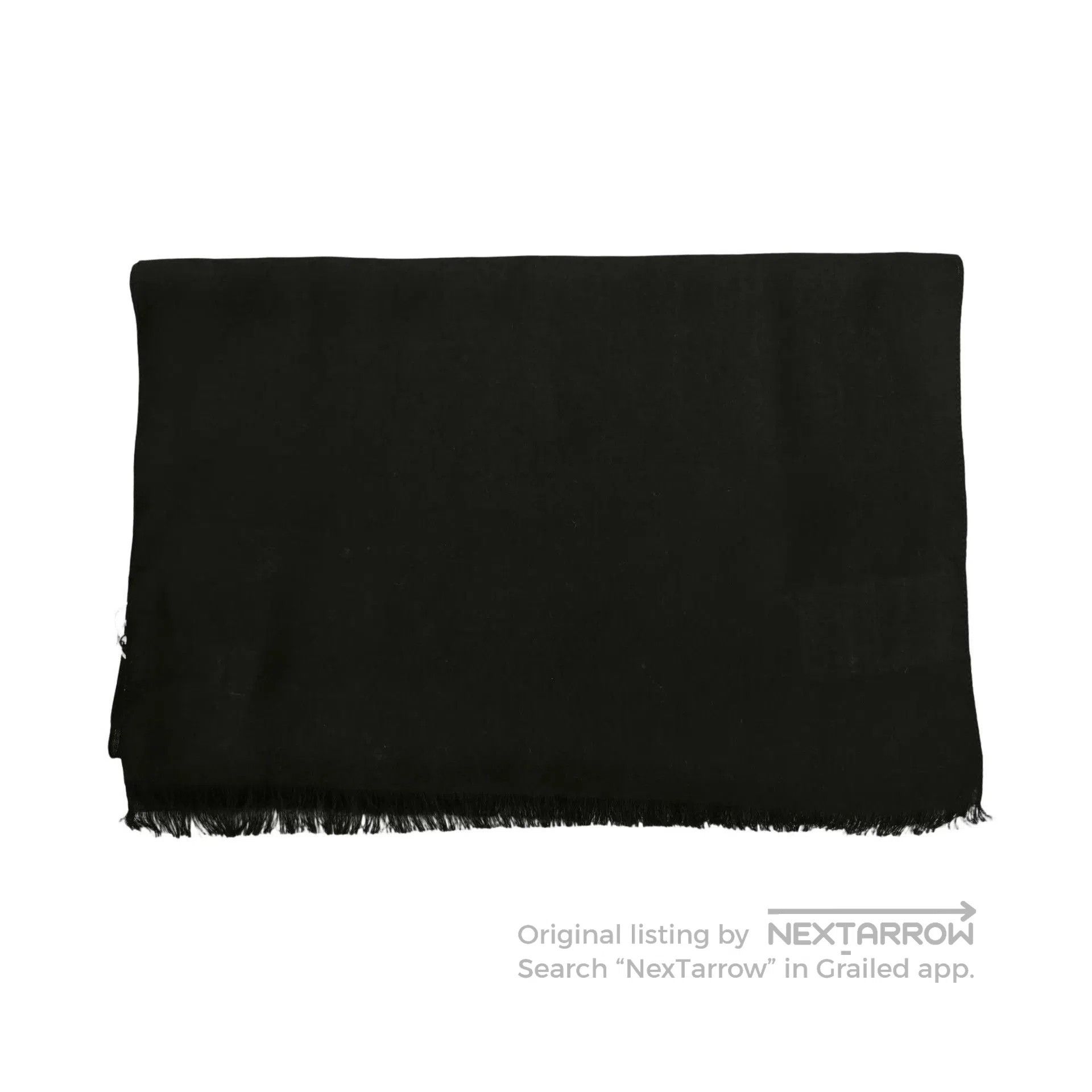 Gucci Gucci Black Wool Scarf. Size ONE SIZE - 1 Thumbnail