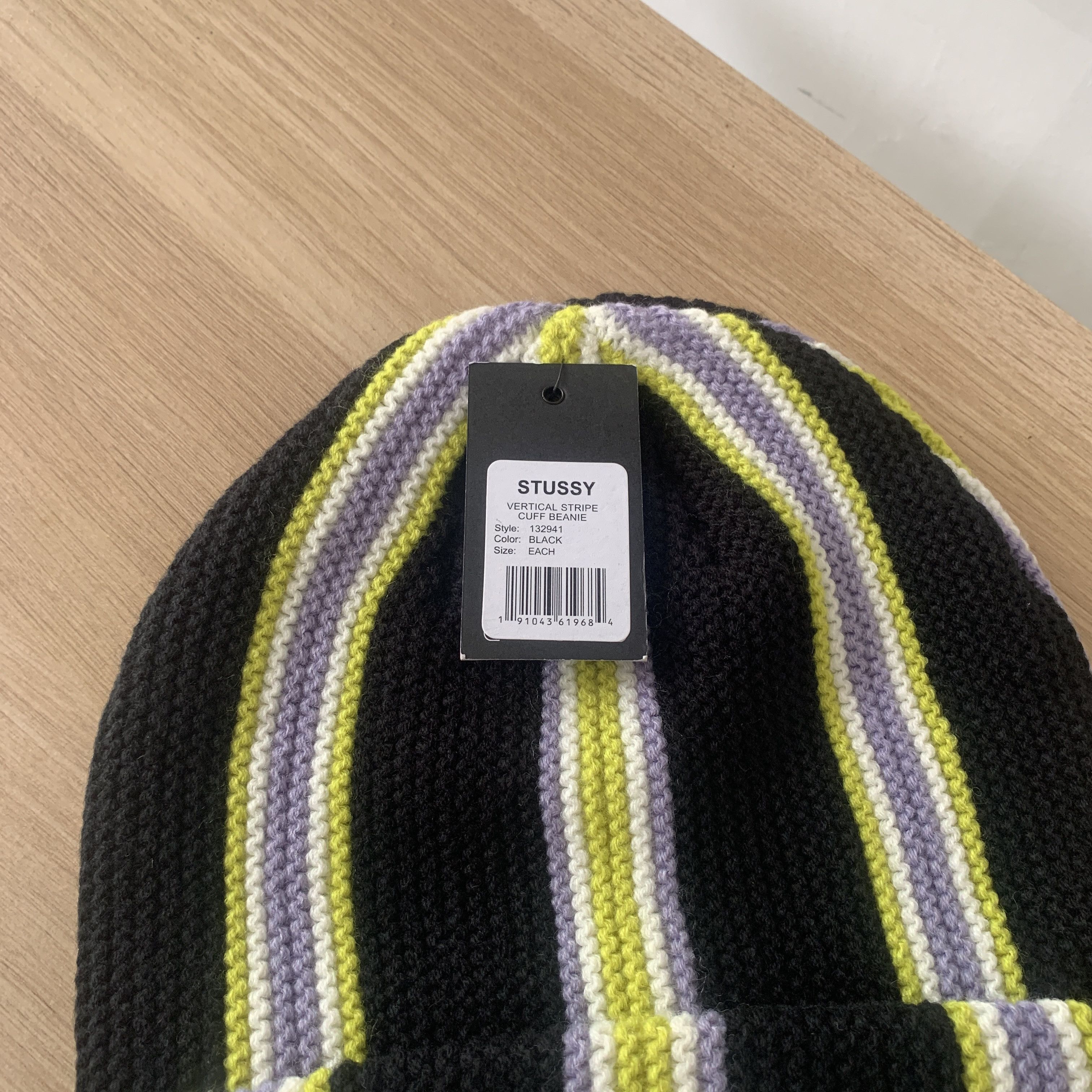 Stussy Stussy vertical stripe cuff beanie Size ONE SIZE - 3 Thumbnail