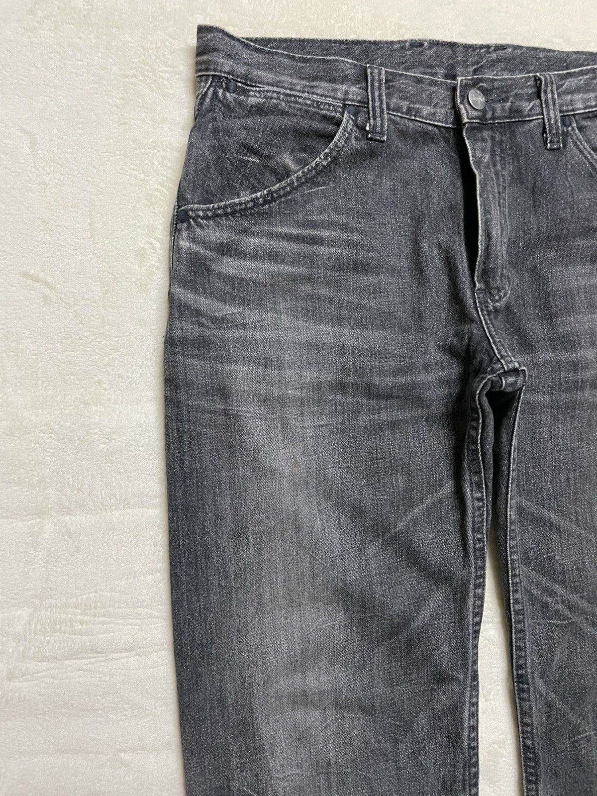 Wrangler Vintage Wrangler Japanese Brand Mudwash Dark Jeans Size US 32 / EU 48 - 5 Thumbnail