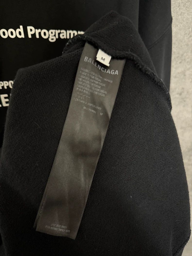 Balenciaga Balenciaga WFP Food Alphabet Hoodie Black Size US M / EU 48-50 / 2 - 4 Thumbnail