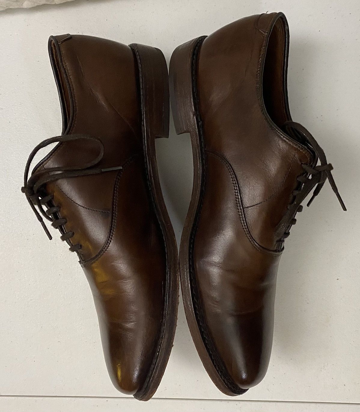 Allen Edmonds Allen Edmonds Dark Brown Chili Leather Carlyle Oxford 9.5 D Size US 9.5 / EU 42-43 - 18 Thumbnail