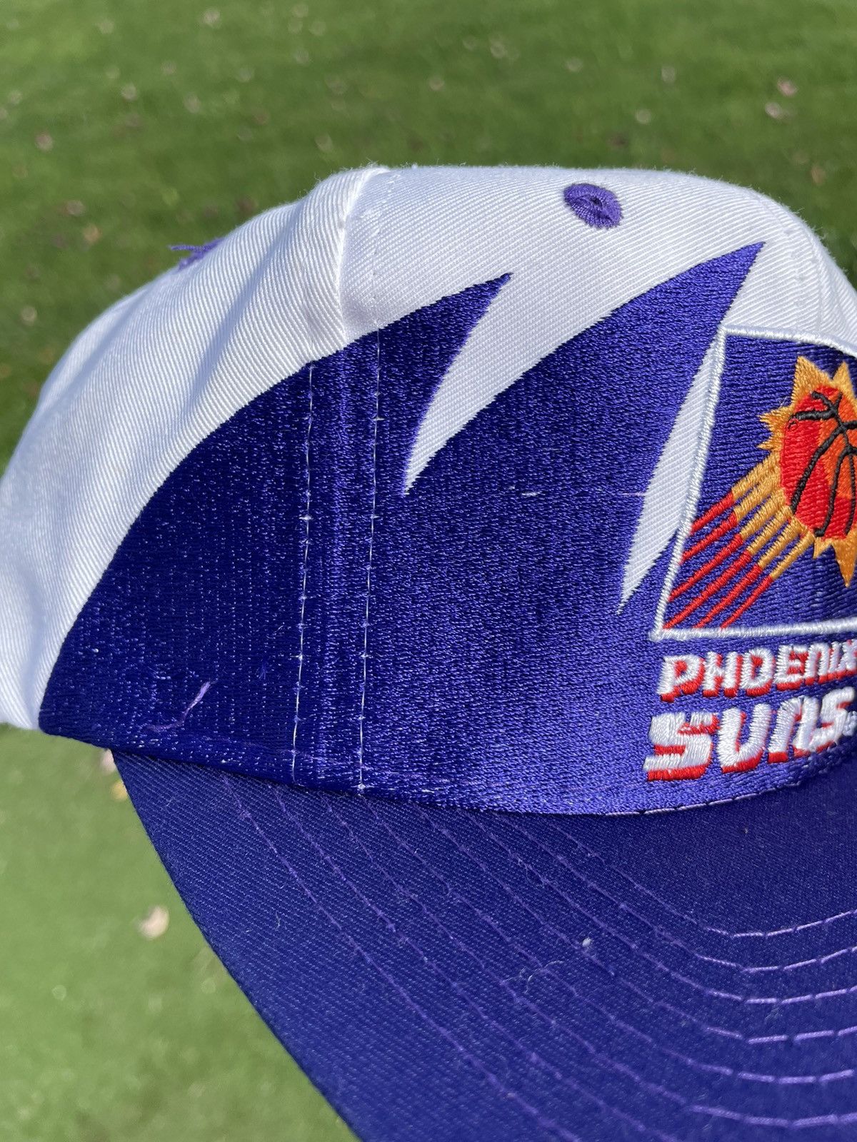 Logo Athletic Vintage Logo Athletic NBA Phoenix Suns Sharktooth Hat 1990s Size ONE SIZE - 5 Thumbnail