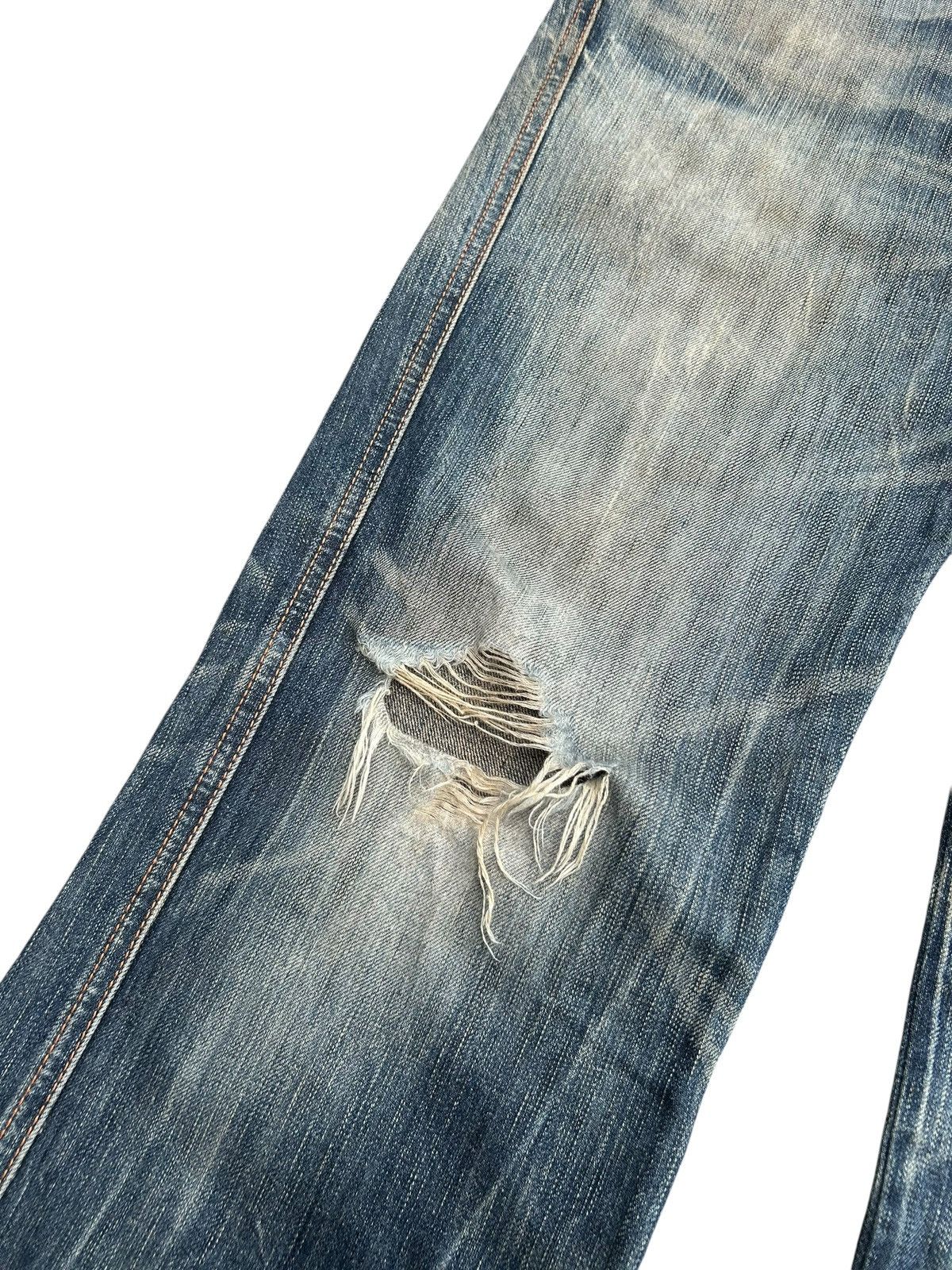 Edwin Vintage Edwin Navajo Japanese Brand Distressed Denim Jeans Size US 34 / EU 50 - 4 Thumbnail